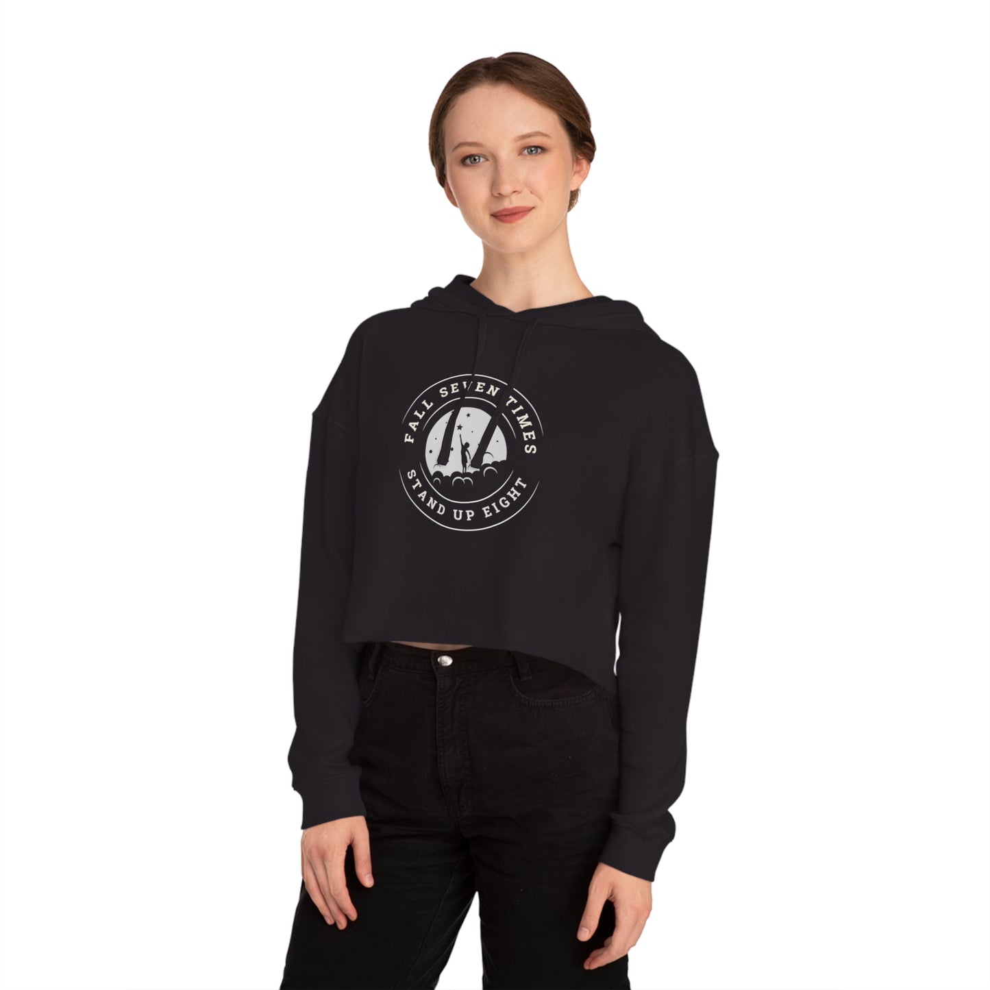 Stand Up Women’s Cropped Hooded Sweatshirt