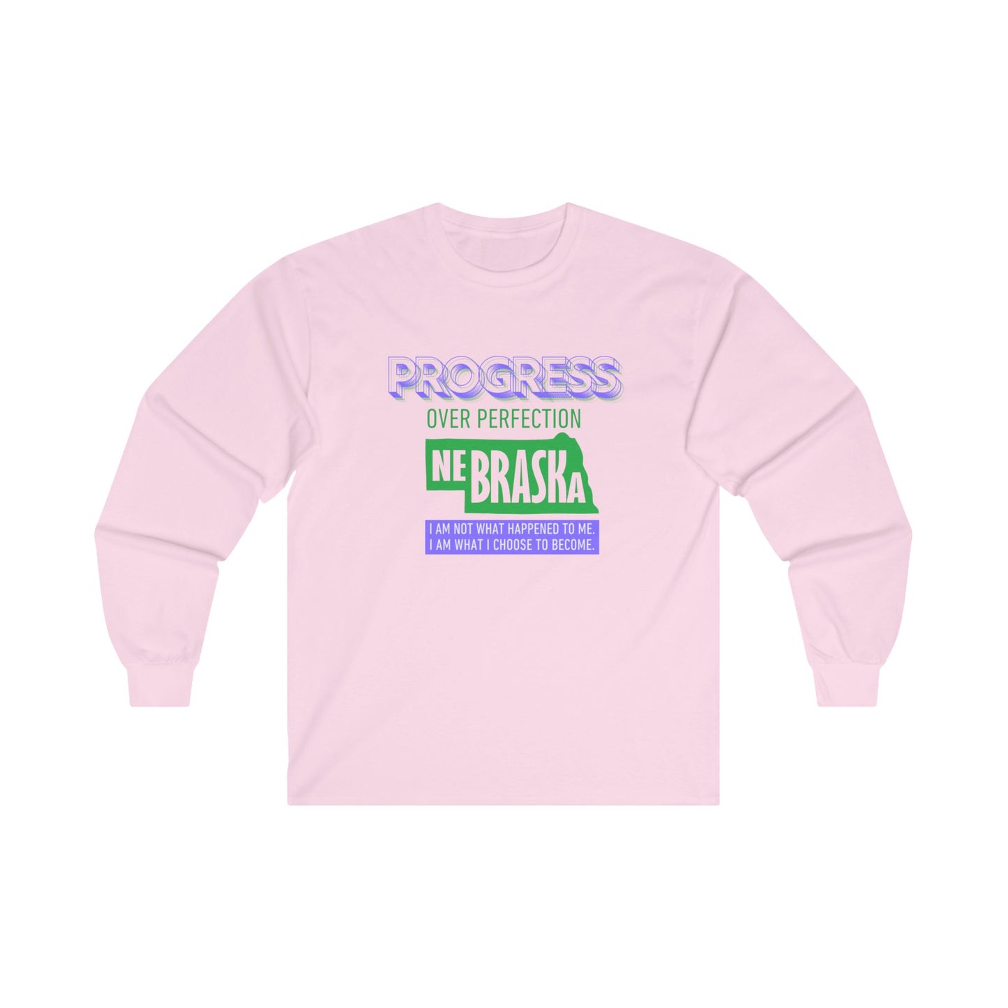 Progress Over Perfection (NE) Unisex Ultra Cotton Long Sleeve Tee