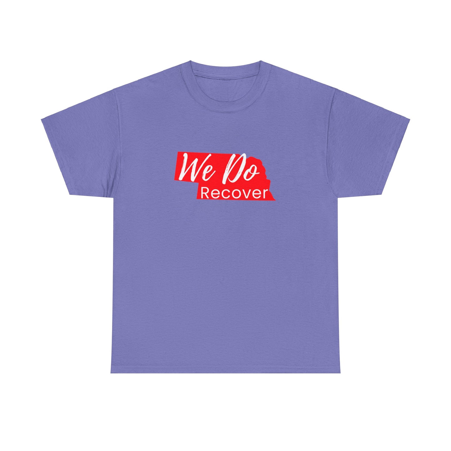 We Do Recover (Nebraska) Unisex Heavy Cotton Tee