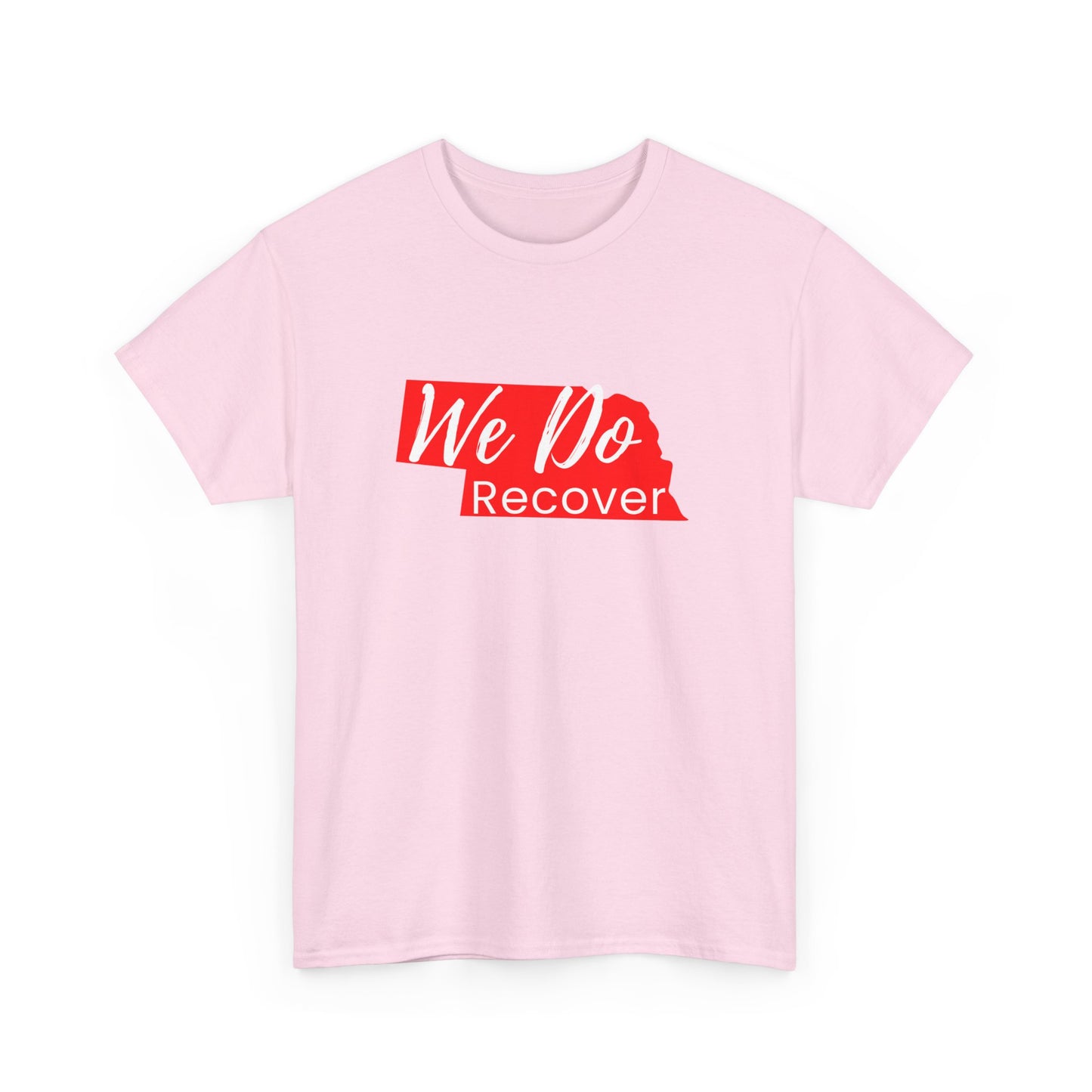 We Do Recover (Nebraska) Unisex Heavy Cotton Tee