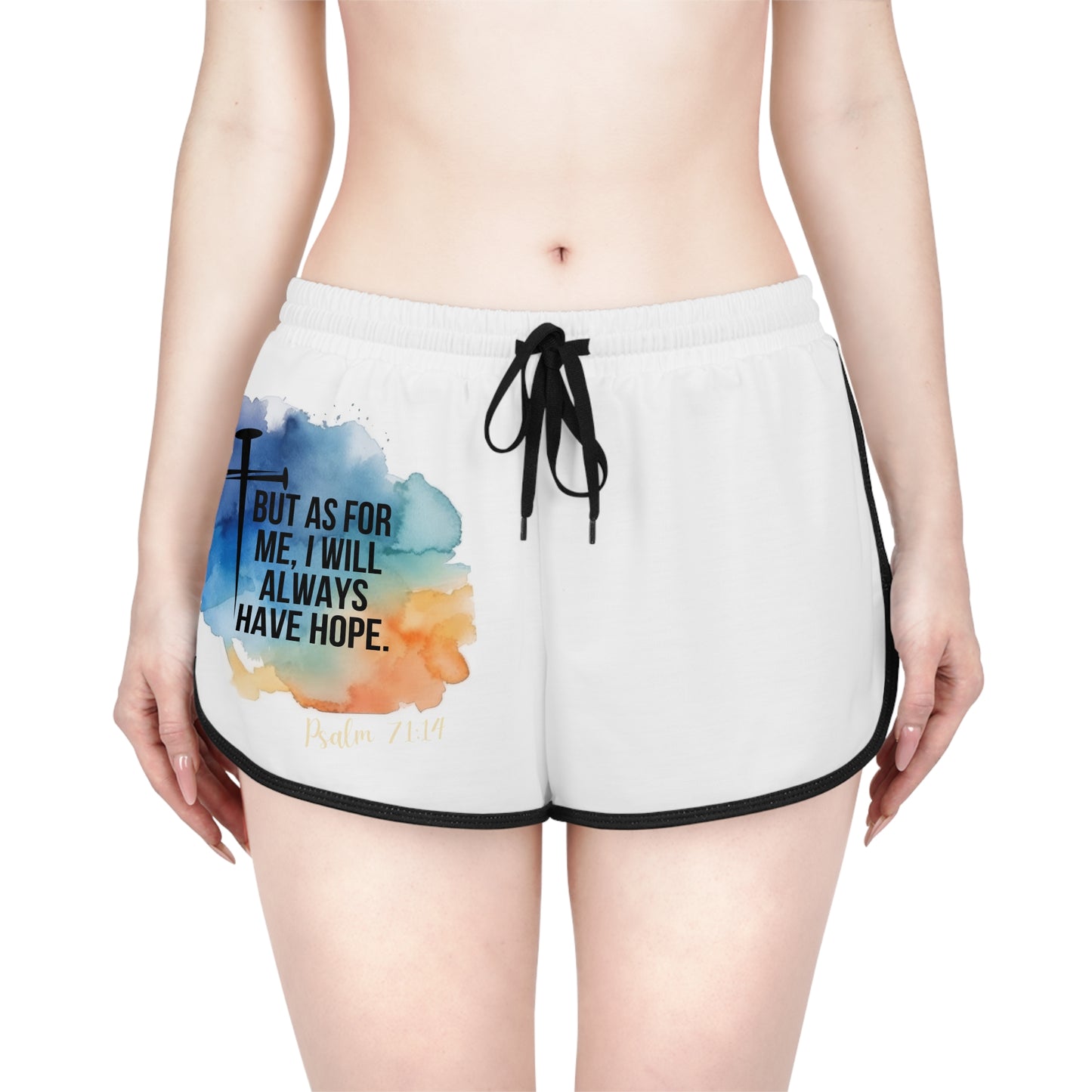 Psalm 71:14 Women's Relaxed Shorts (AOP)