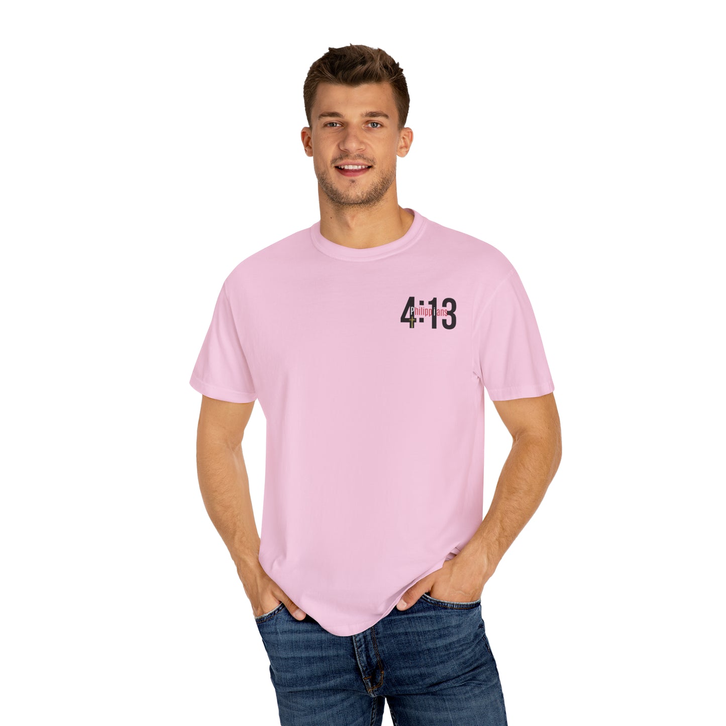 4:13 Unisex Garment-Dyed T-shirt on light colors