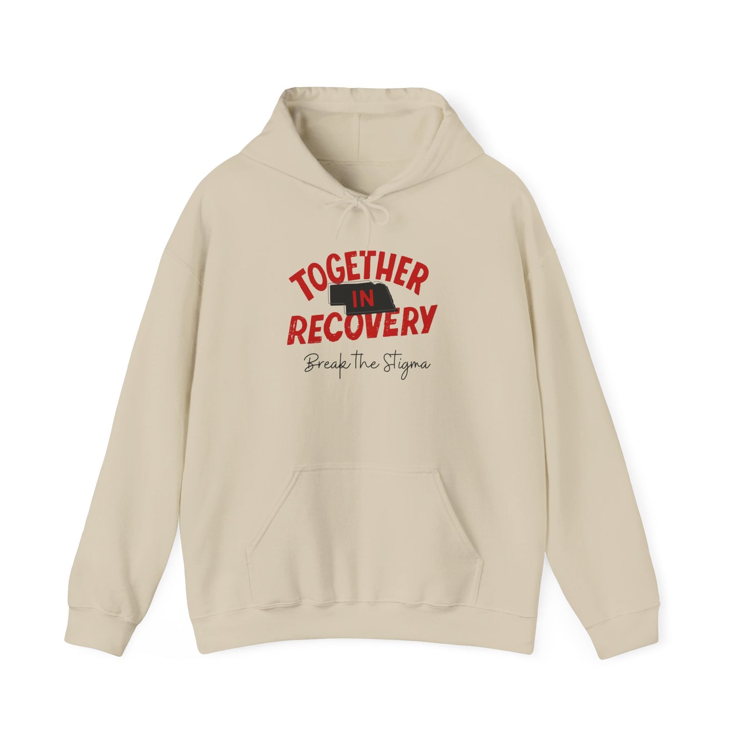 Together in Recovery (Nebraska) Unisex Heavy Blend™ Hooded Sweatshirt