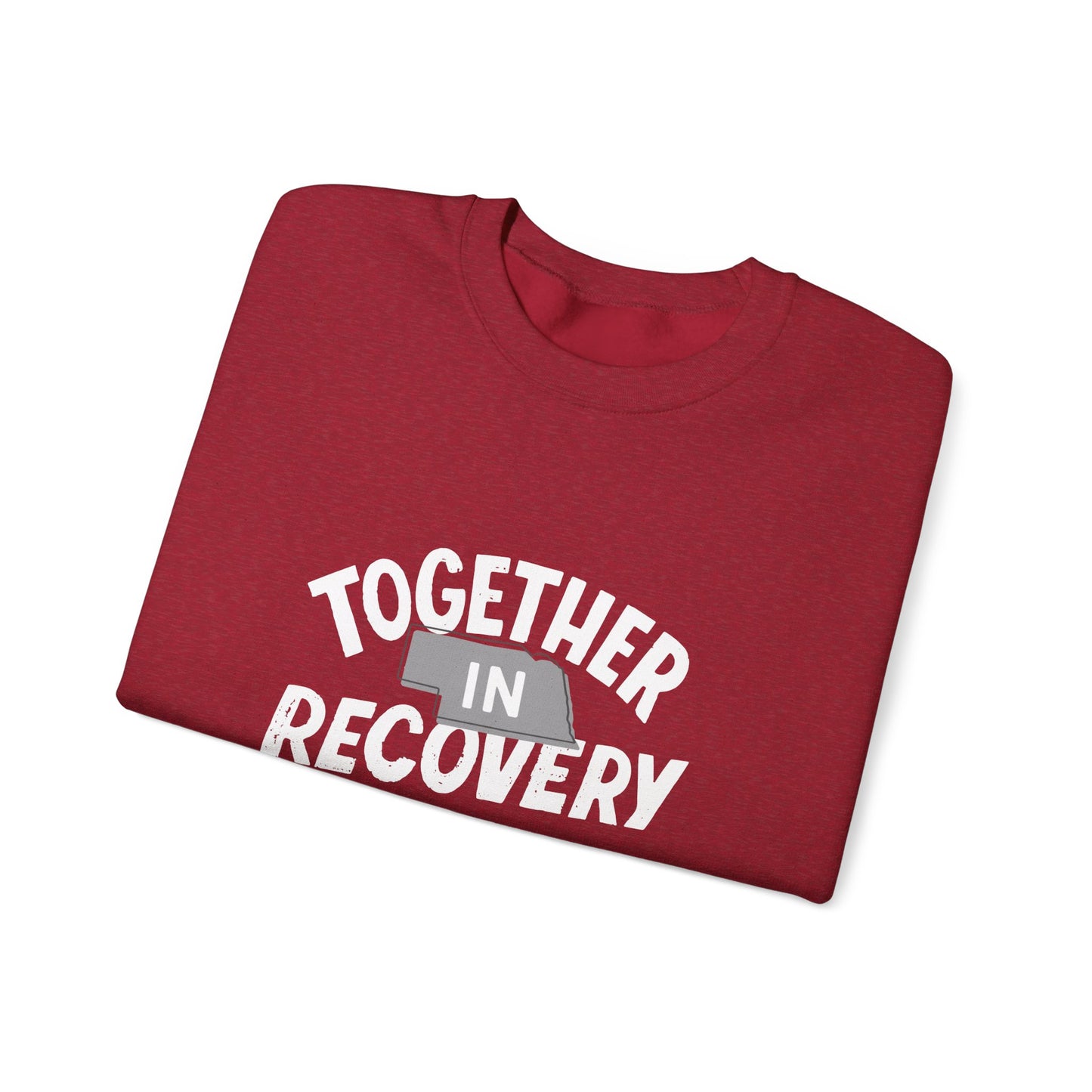 Together in Recovery (Nebraska) Unisex Heavy Blend™ Crewneck Sweatshirt