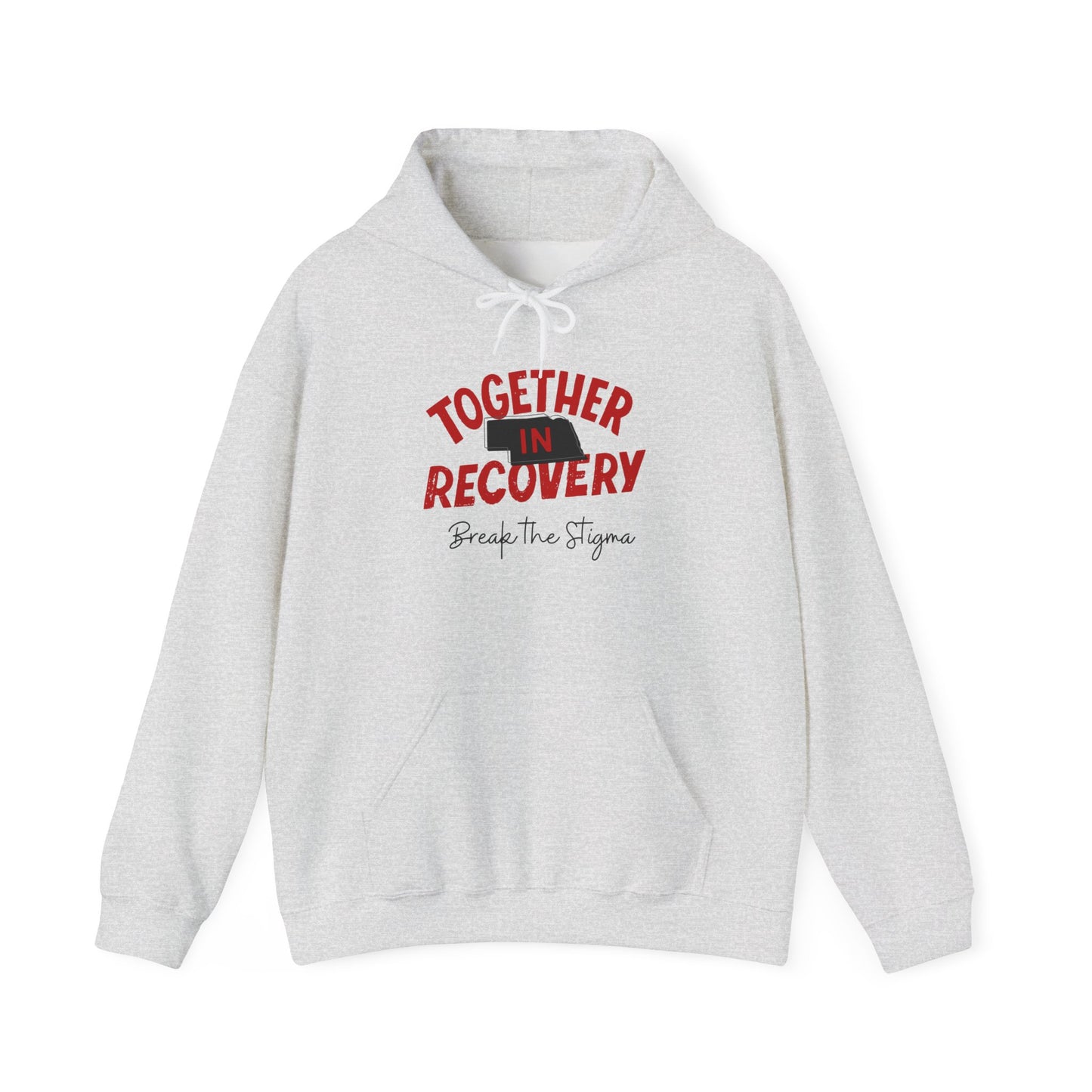 Together in Recovery (Nebraska) Unisex Heavy Blend™ Hooded Sweatshirt