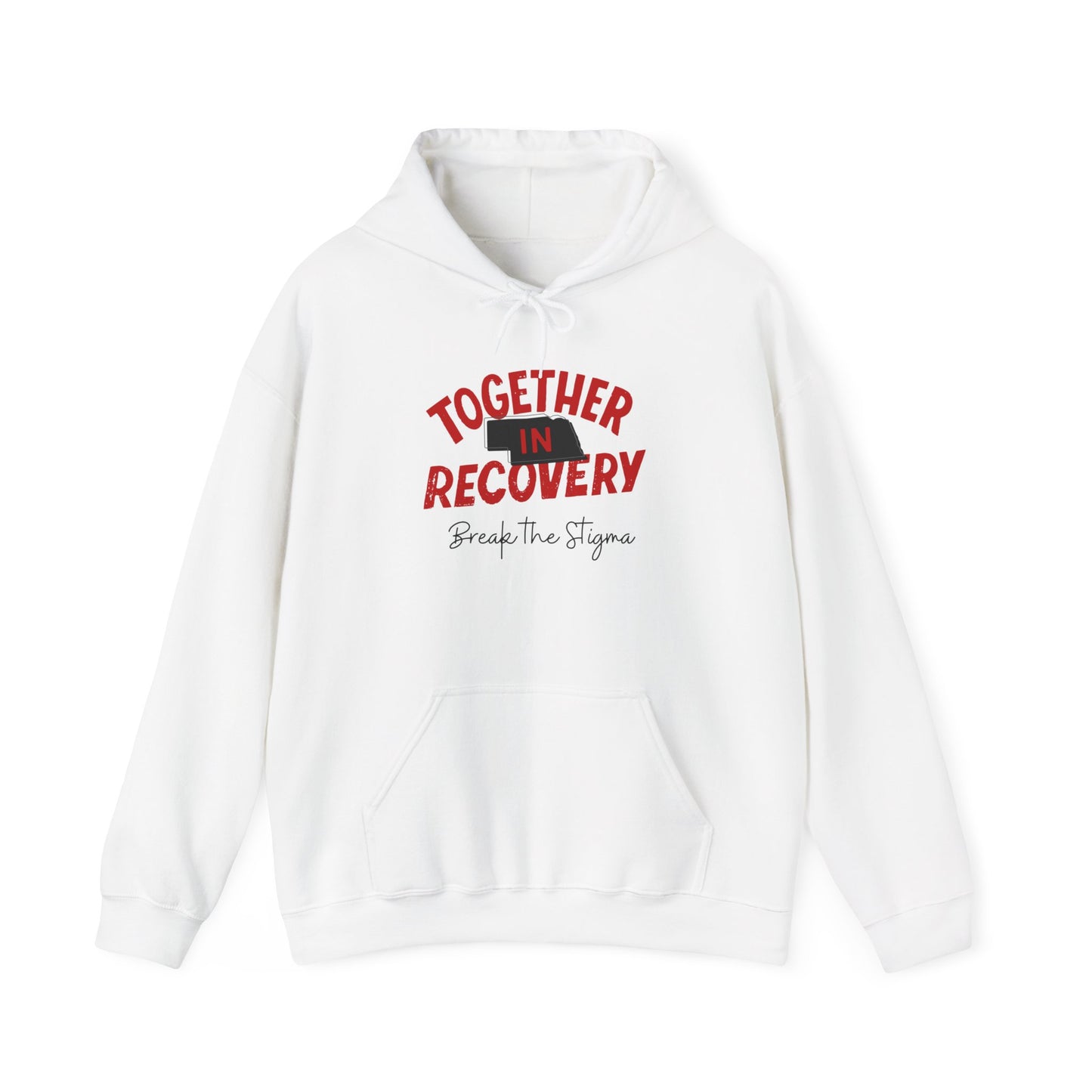 Together in Recovery (Nebraska) Unisex Heavy Blend™ Hooded Sweatshirt