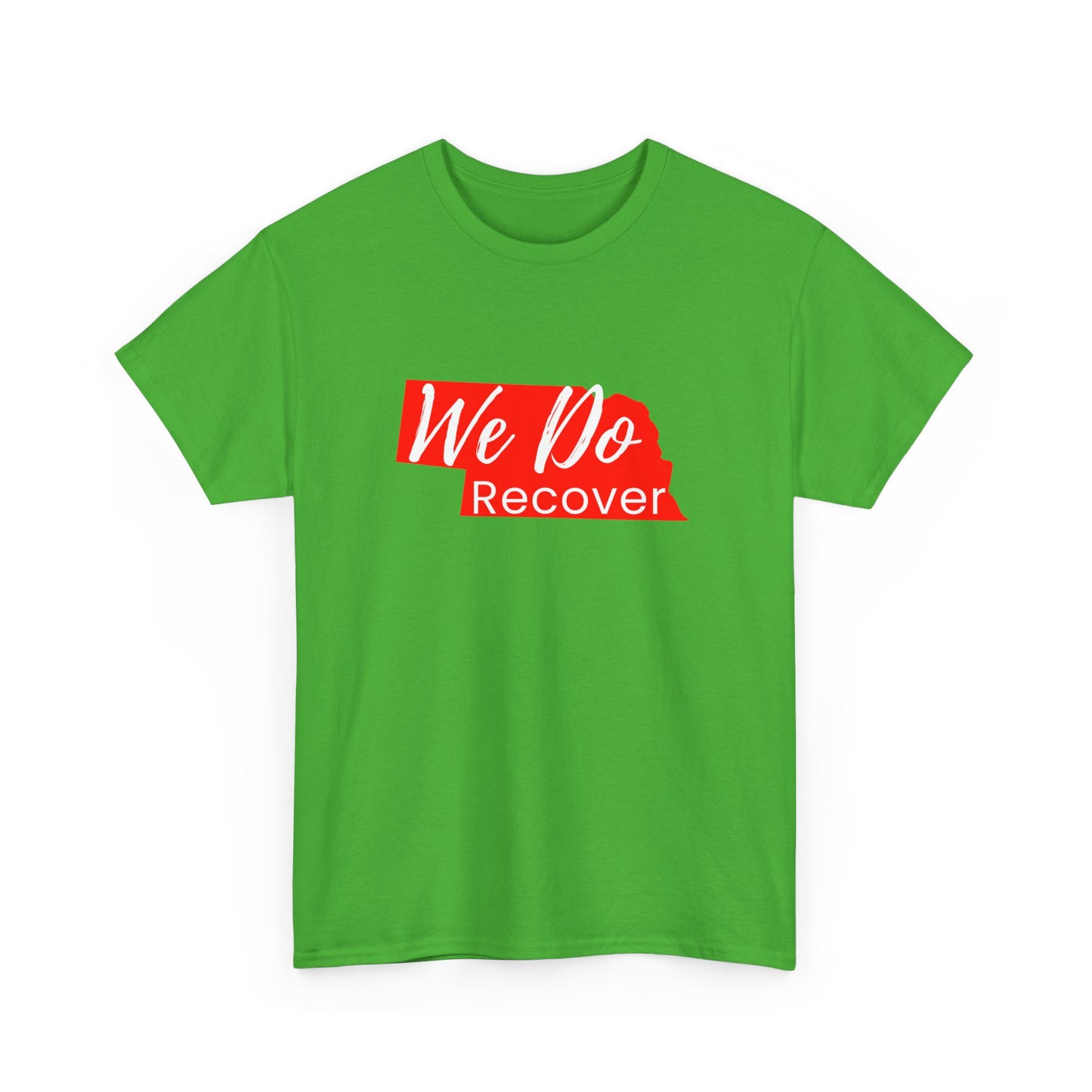 We Do Recover (Nebraska) Unisex Heavy Cotton Tee