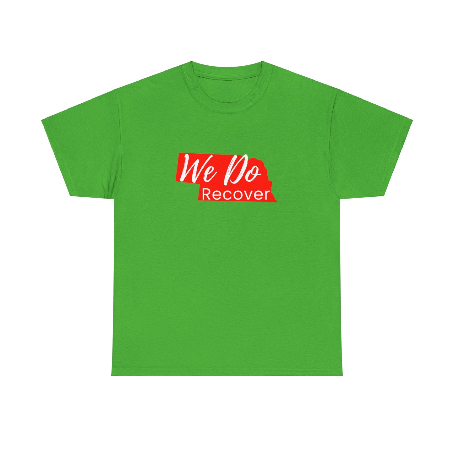 We Do Recover (Nebraska) Unisex Heavy Cotton Tee