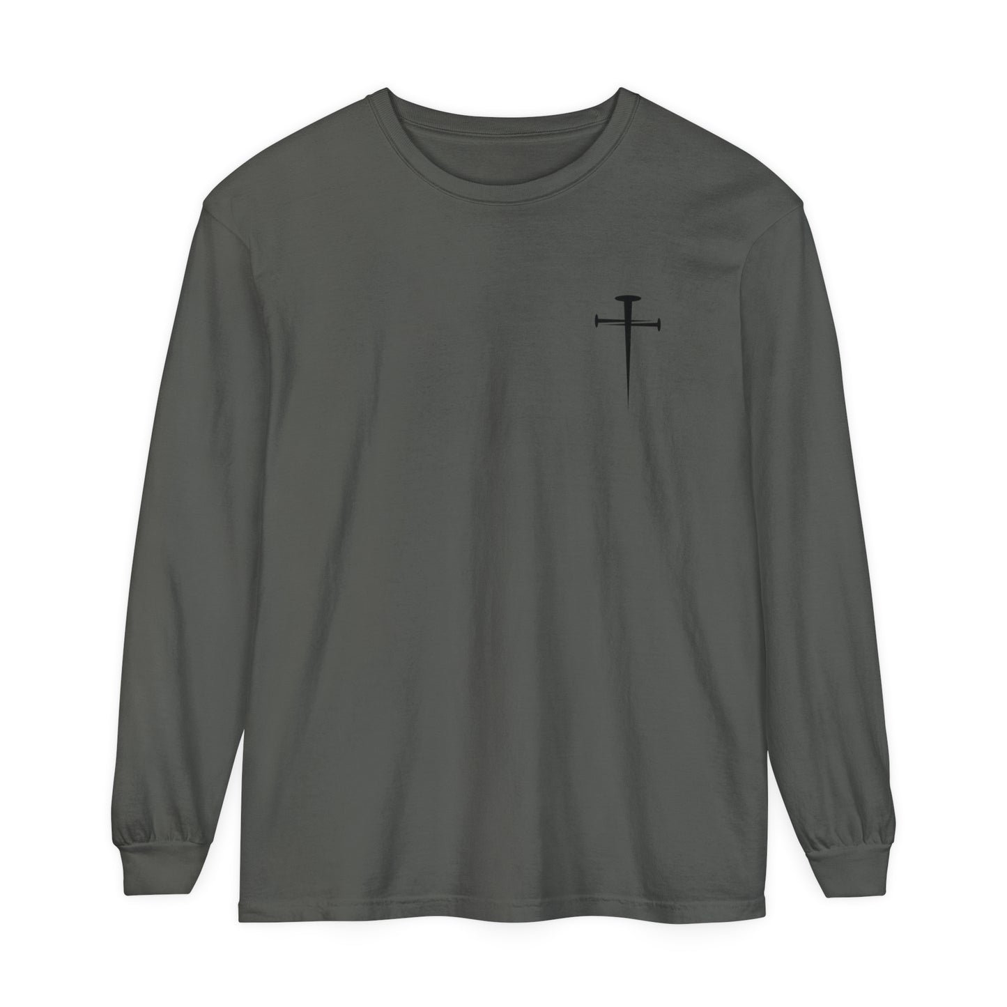 Philippians 4:13 Unisex Garment-dyed Long Sleeve T-Shirt