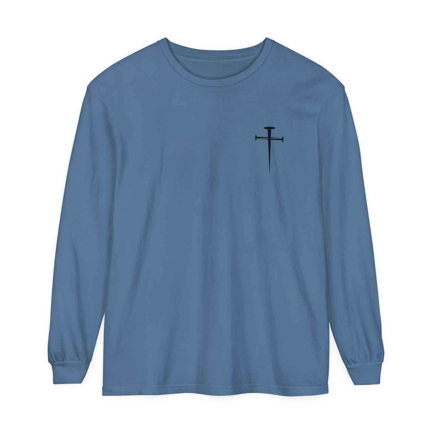 Philippians 4:13 Unisex Garment-dyed Long Sleeve T-Shirt