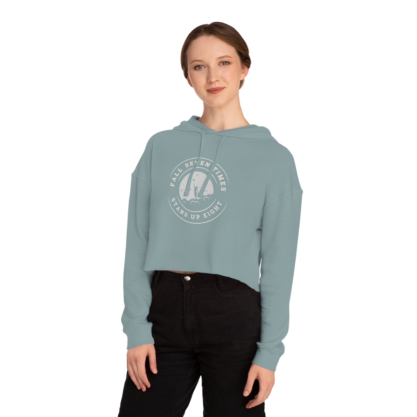 Stand Up Women’s Cropped Hooded Sweatshirt