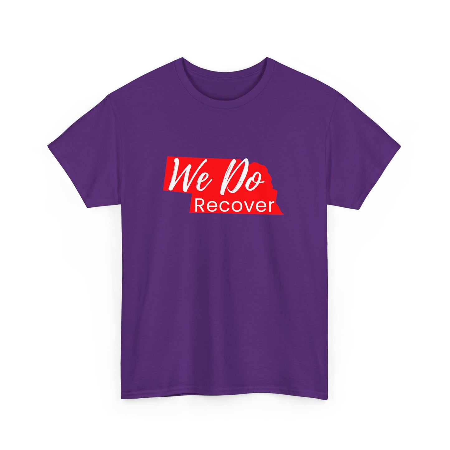 We Do Recover (Nebraska) Unisex Heavy Cotton Tee