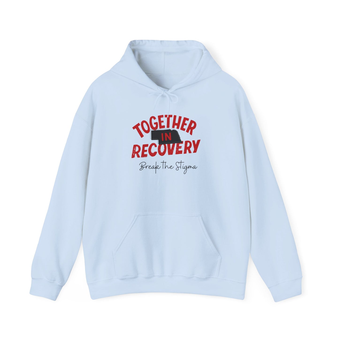 Together in Recovery (Nebraska) Unisex Heavy Blend™ Hooded Sweatshirt