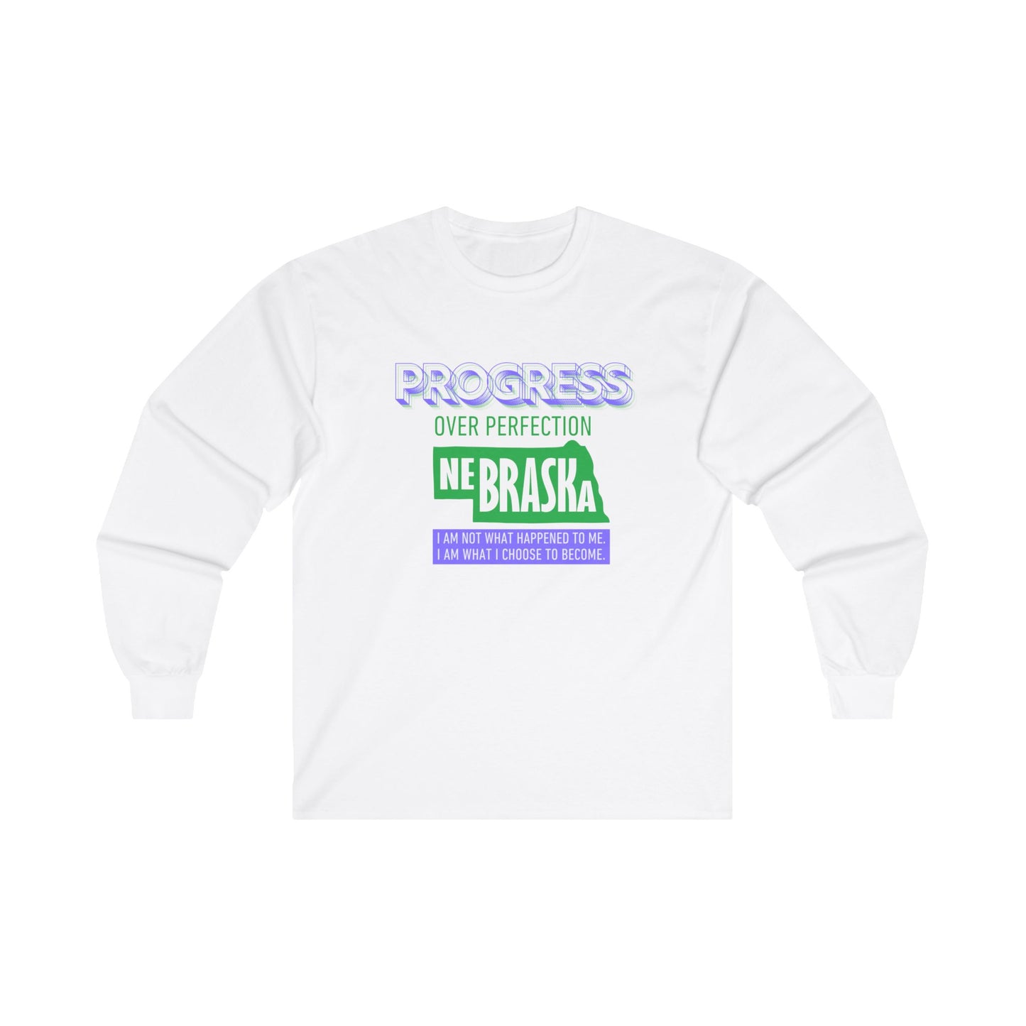 Progress Over Perfection (NE) Unisex Ultra Cotton Long Sleeve Tee