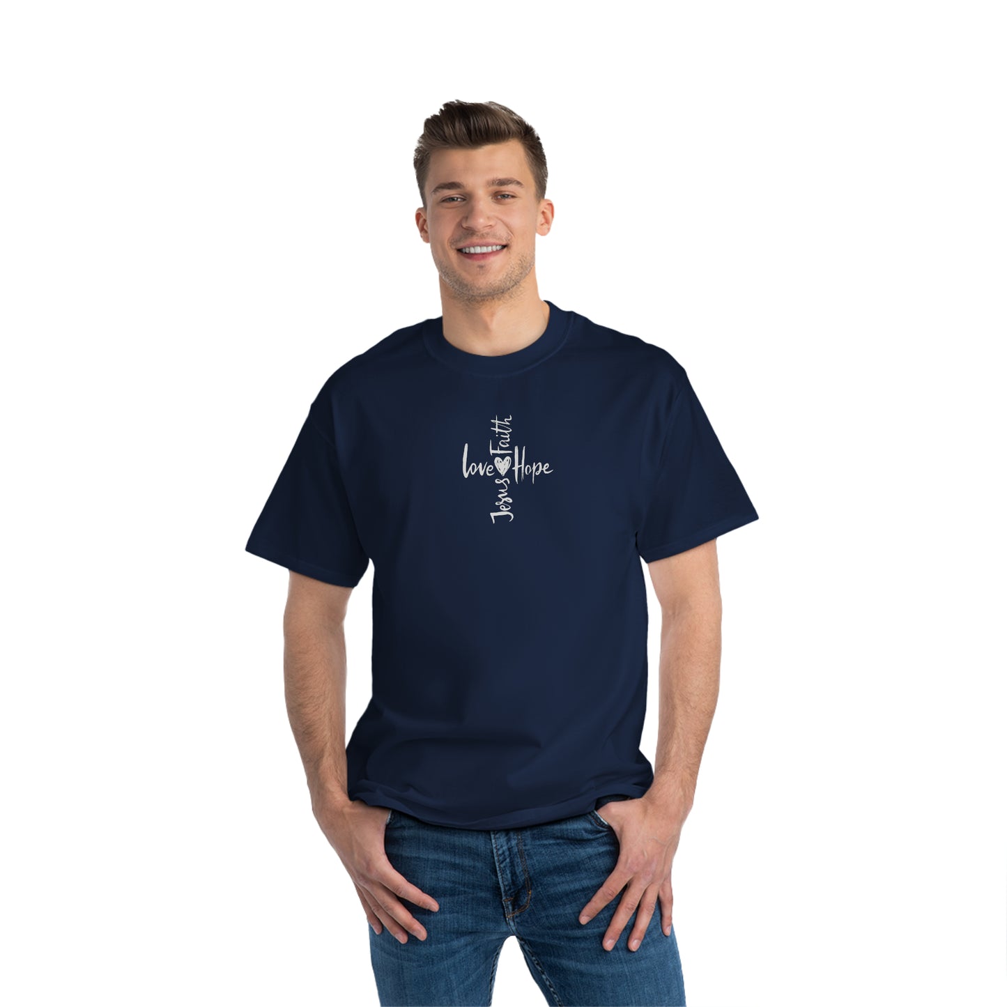 I Called On The Lord Beefy-T®  Short-Sleeve T-Shirt