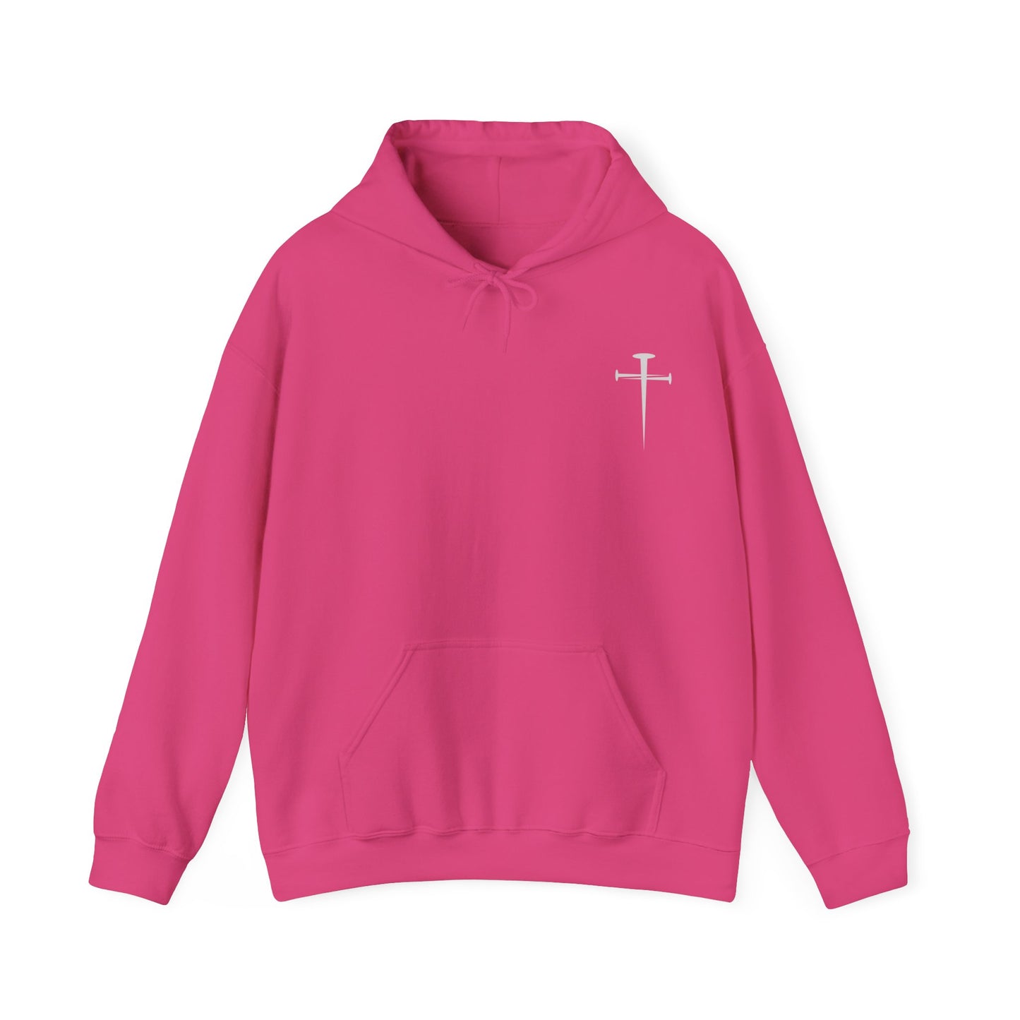 Pray Work and Trust God Heavy Hooded Sweatshirt