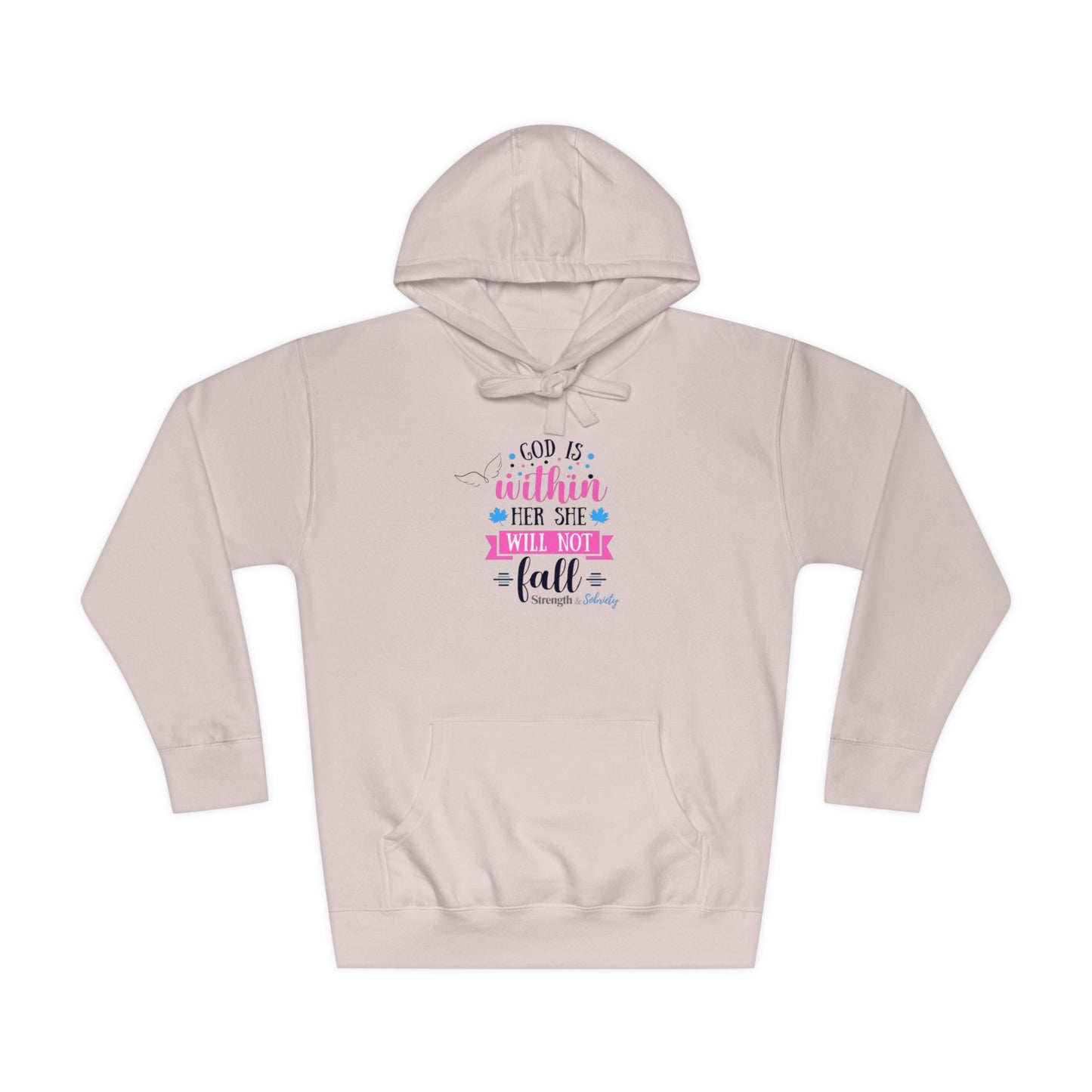 God is Within Her Unisex Fleece Hoodie