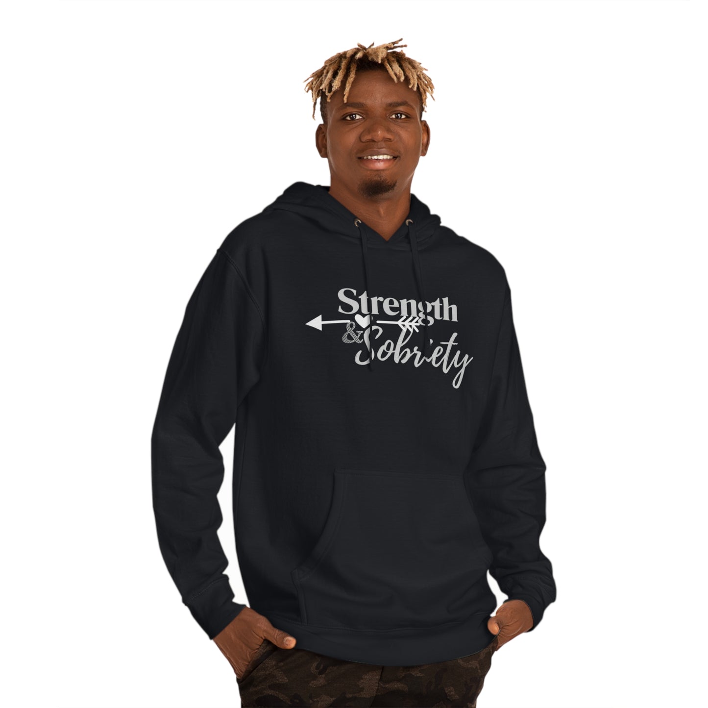 Strength & Sobriety Unisex Hooded Sweatshirt