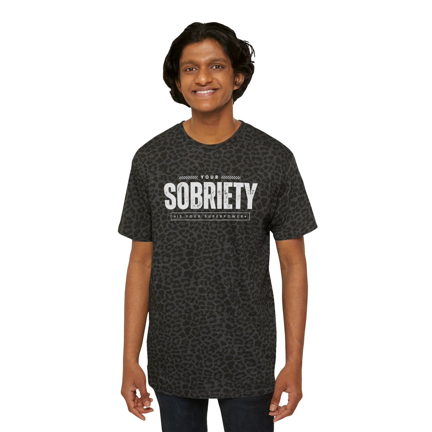 Sobriety Superpower Jersey Tee