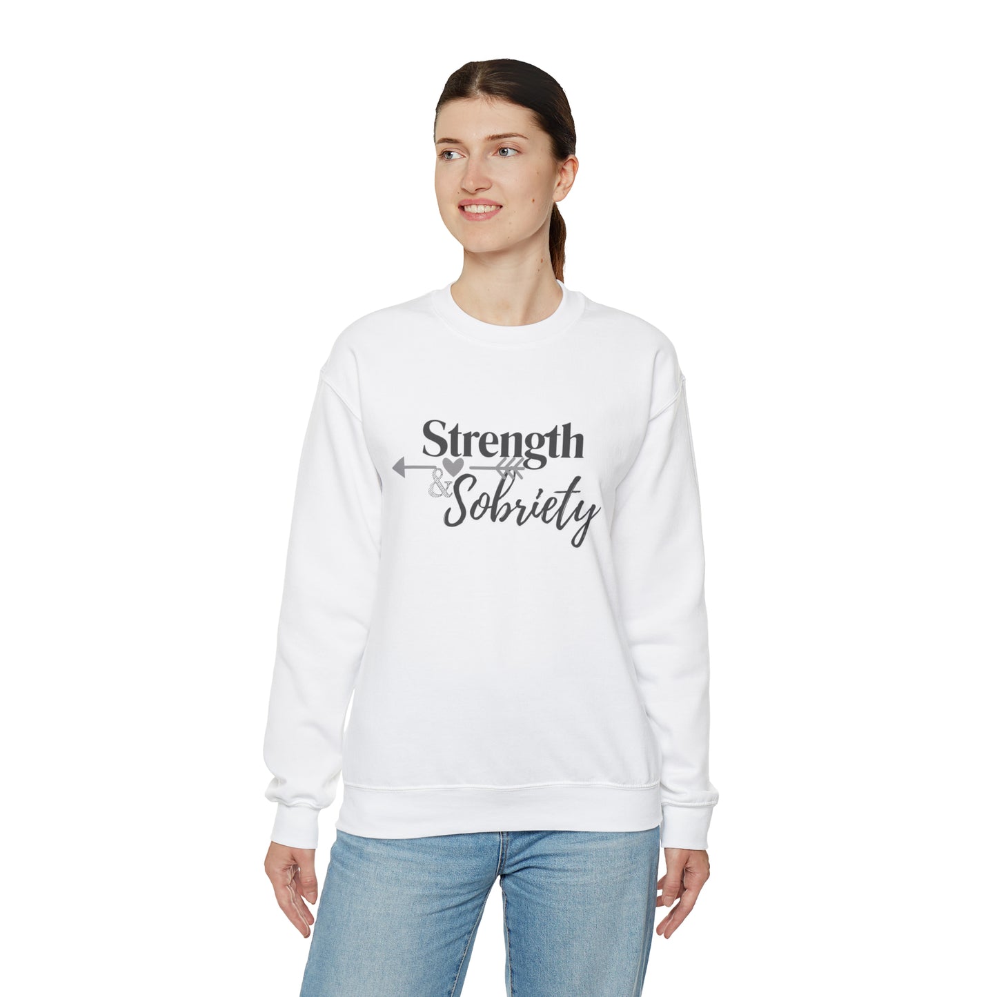 Strength & Sobriety Unisex Heavy Blend™ Crewneck Sweatshirt