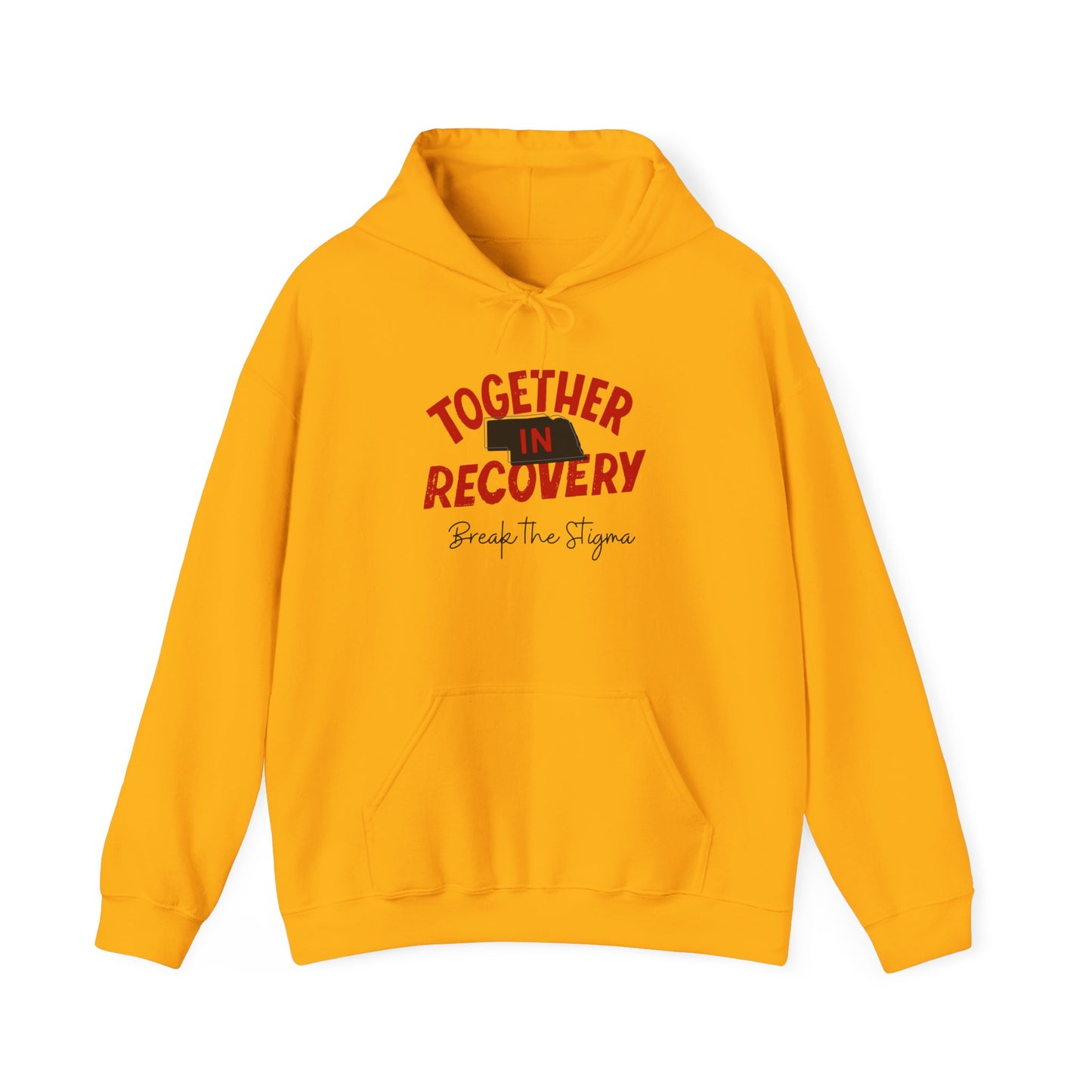 Together in Recovery (Nebraska) Unisex Heavy Blend™ Hooded Sweatshirt