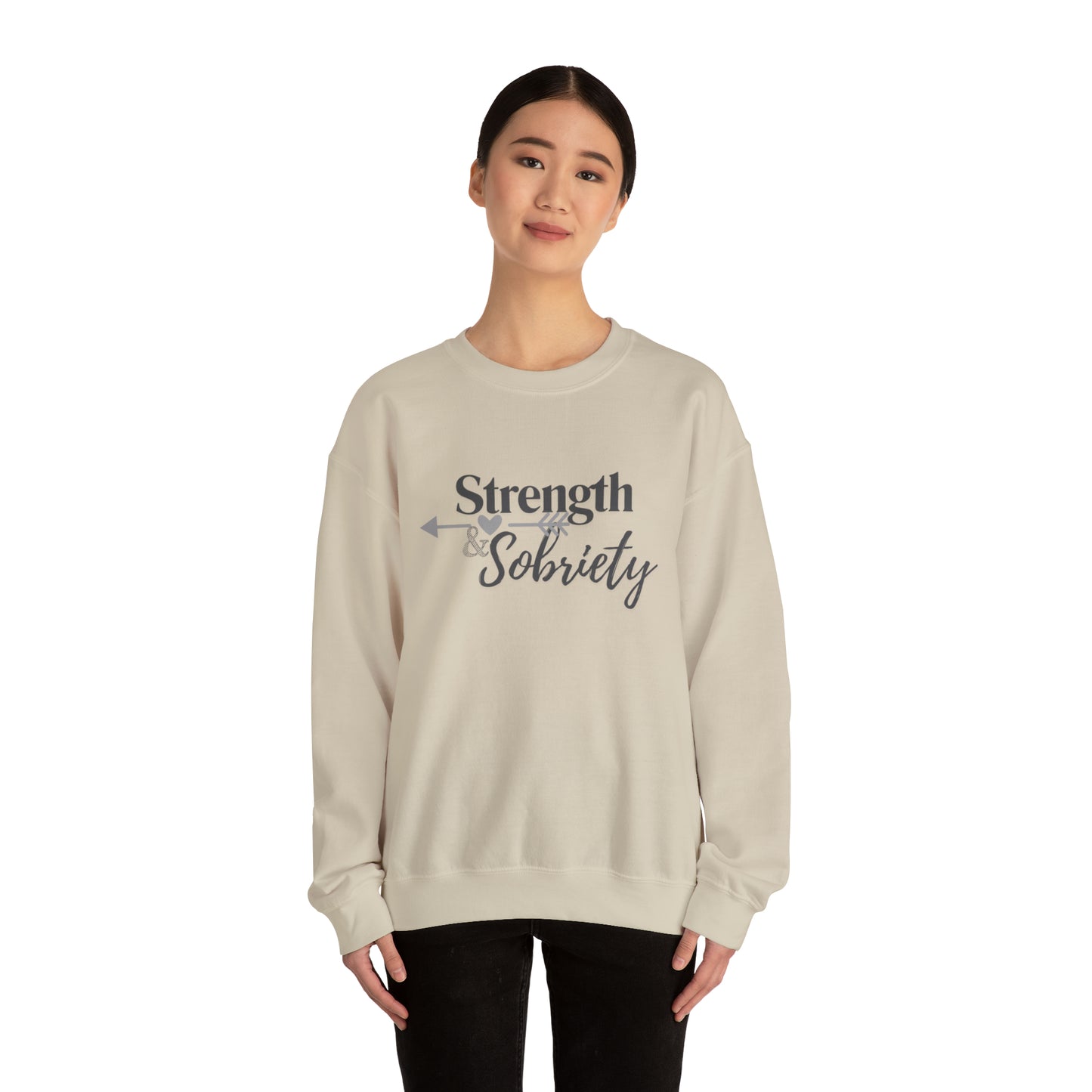 Strength & Sobriety Unisex Heavy Blend™ Crewneck Sweatshirt