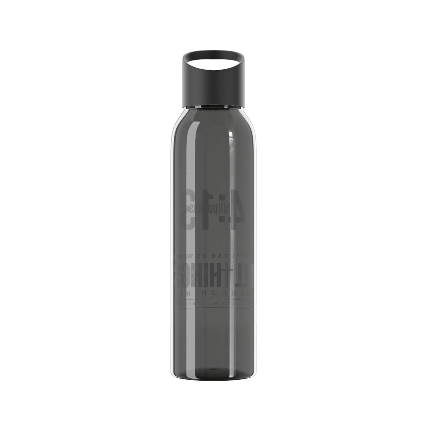 Philippian 4:13 Dark Water Bottle