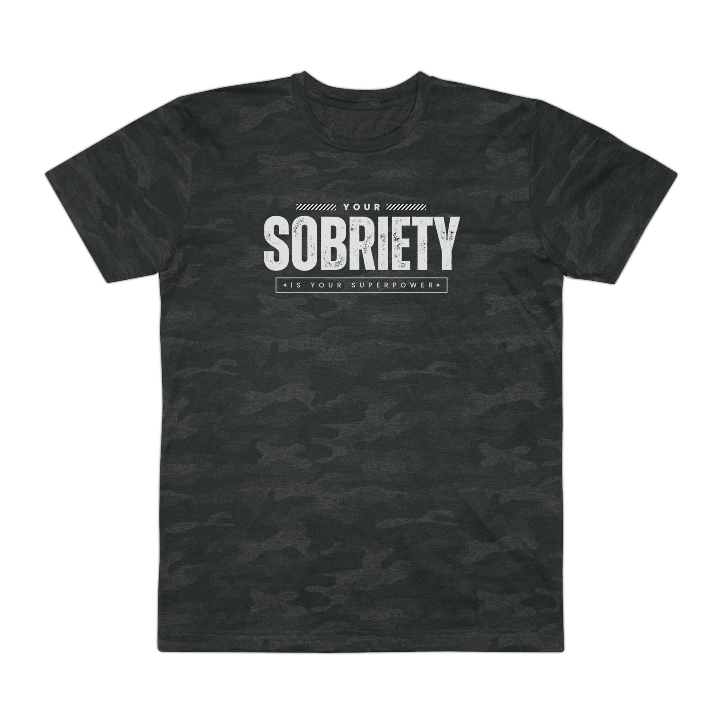 Sobriety Superpower Jersey Tee