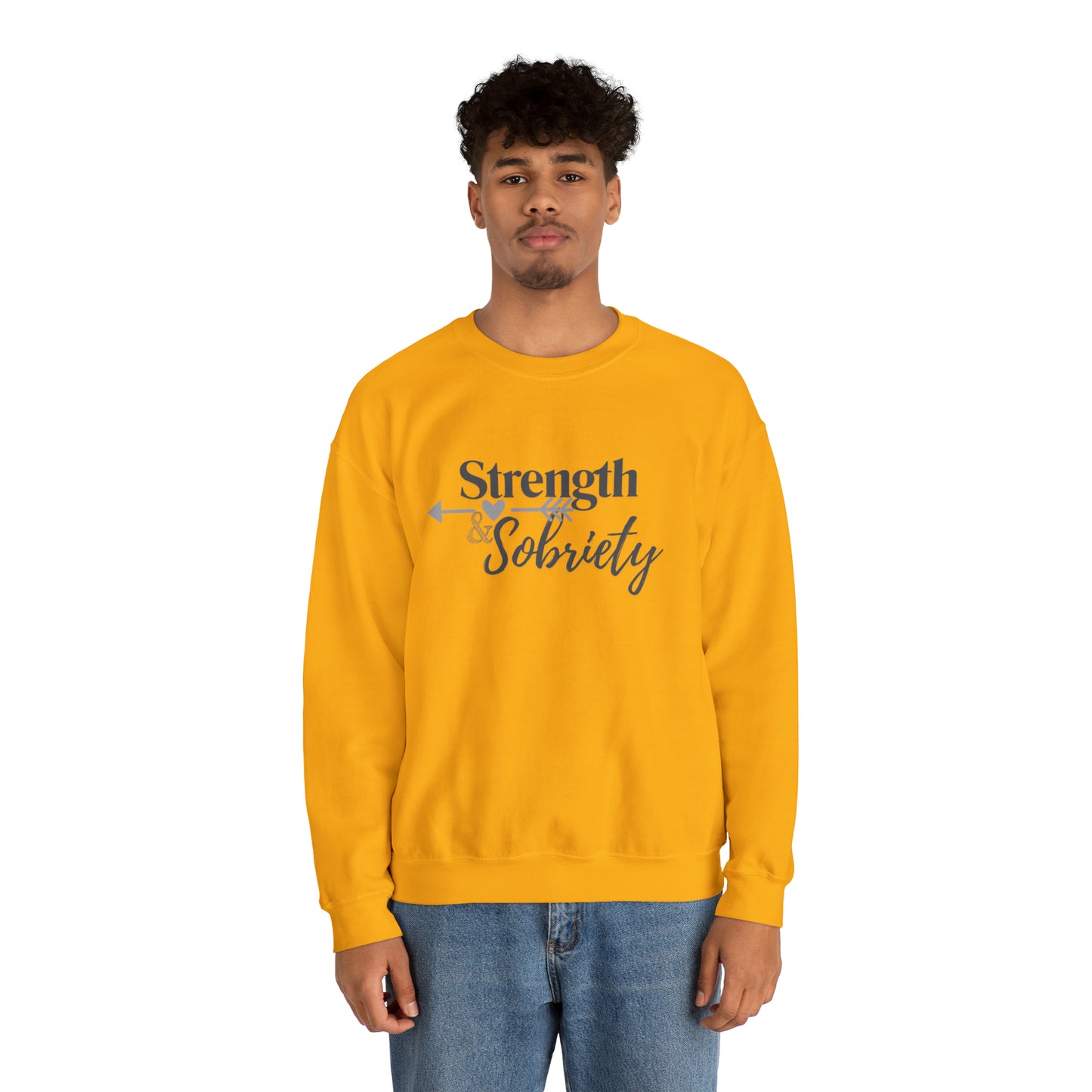 Strength & Sobriety Unisex Heavy Blend™ Crewneck Sweatshirt