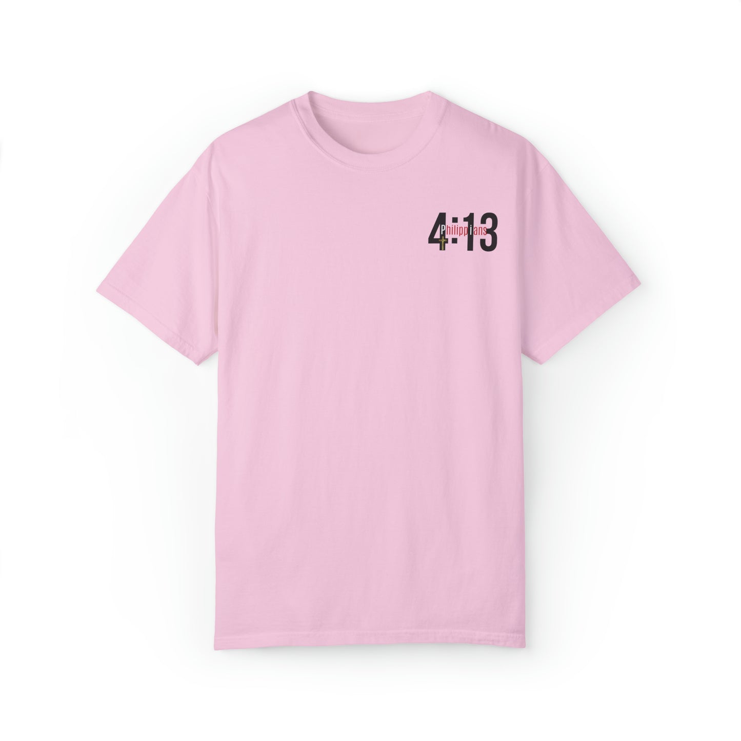 4:13 Unisex Garment-Dyed T-shirt on light colors