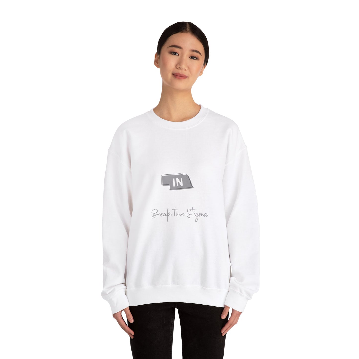 Together in Recovery (Nebraska) Unisex Heavy Blend™ Crewneck Sweatshirt