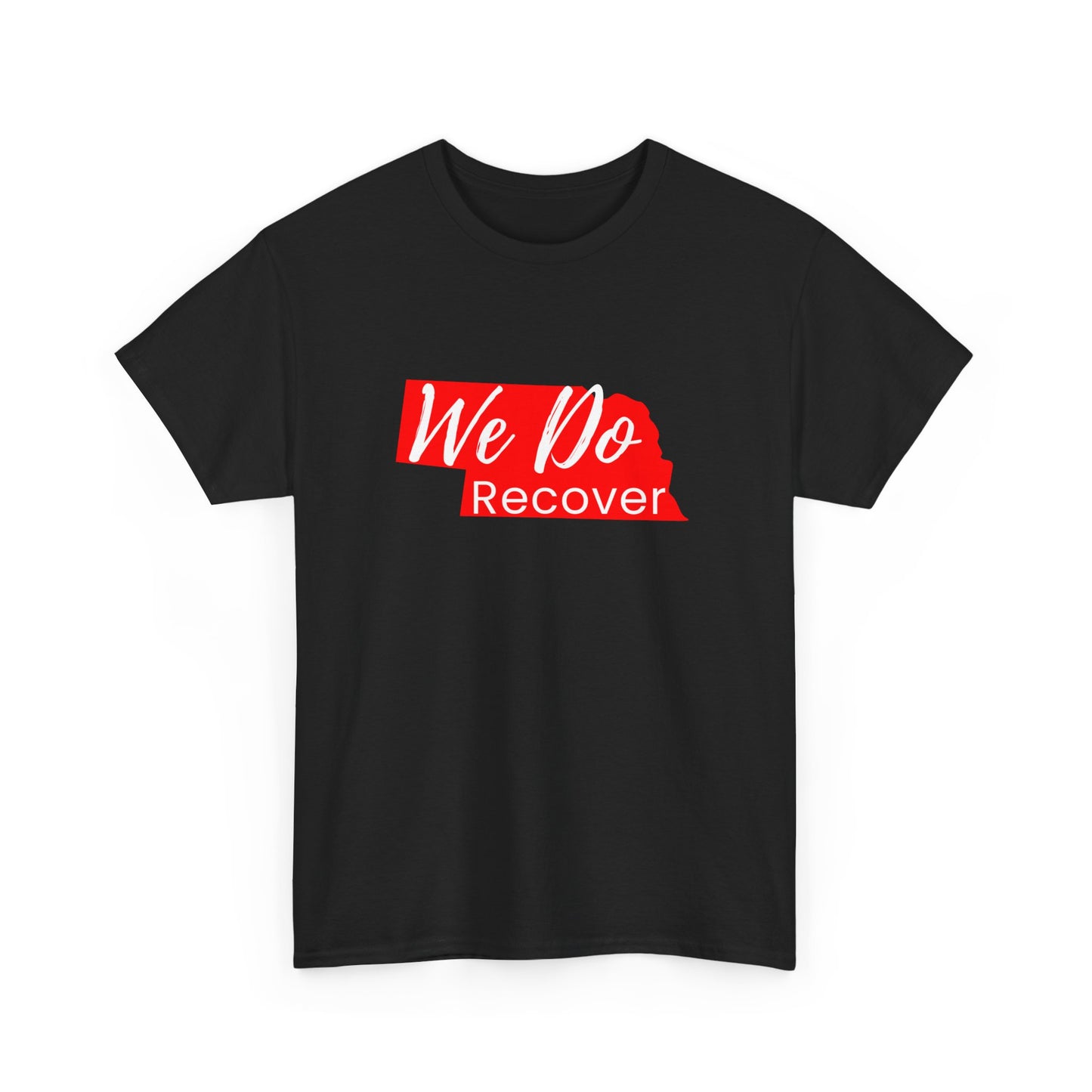 We Do Recover (Nebraska) Unisex Heavy Cotton Tee