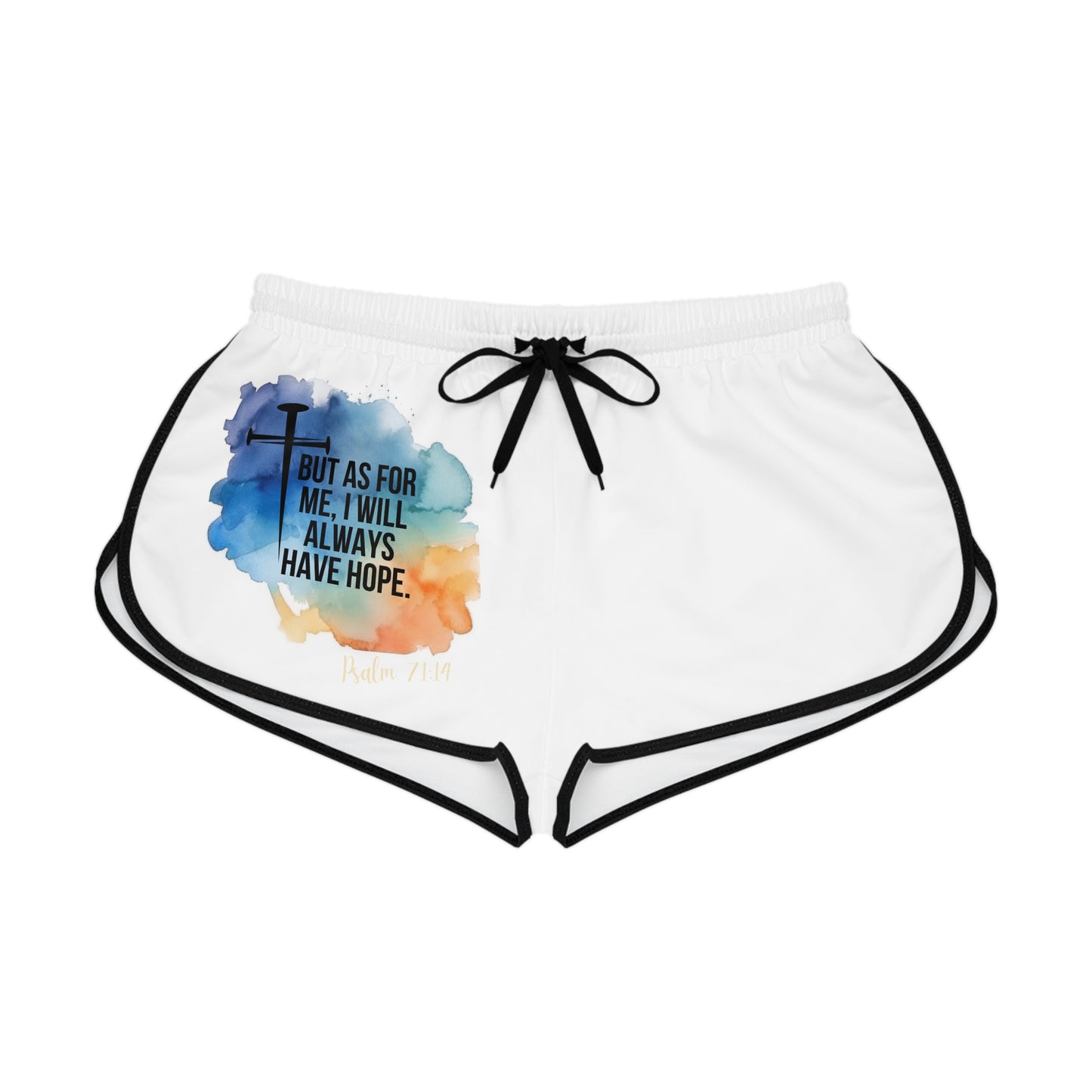 Psalm 71:14 Women's Relaxed Shorts (AOP)