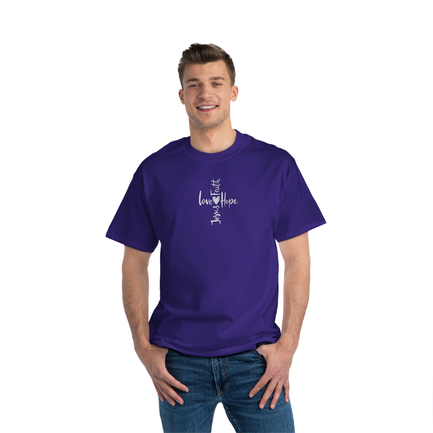 I Called On The Lord Beefy-T®  Short-Sleeve T-Shirt