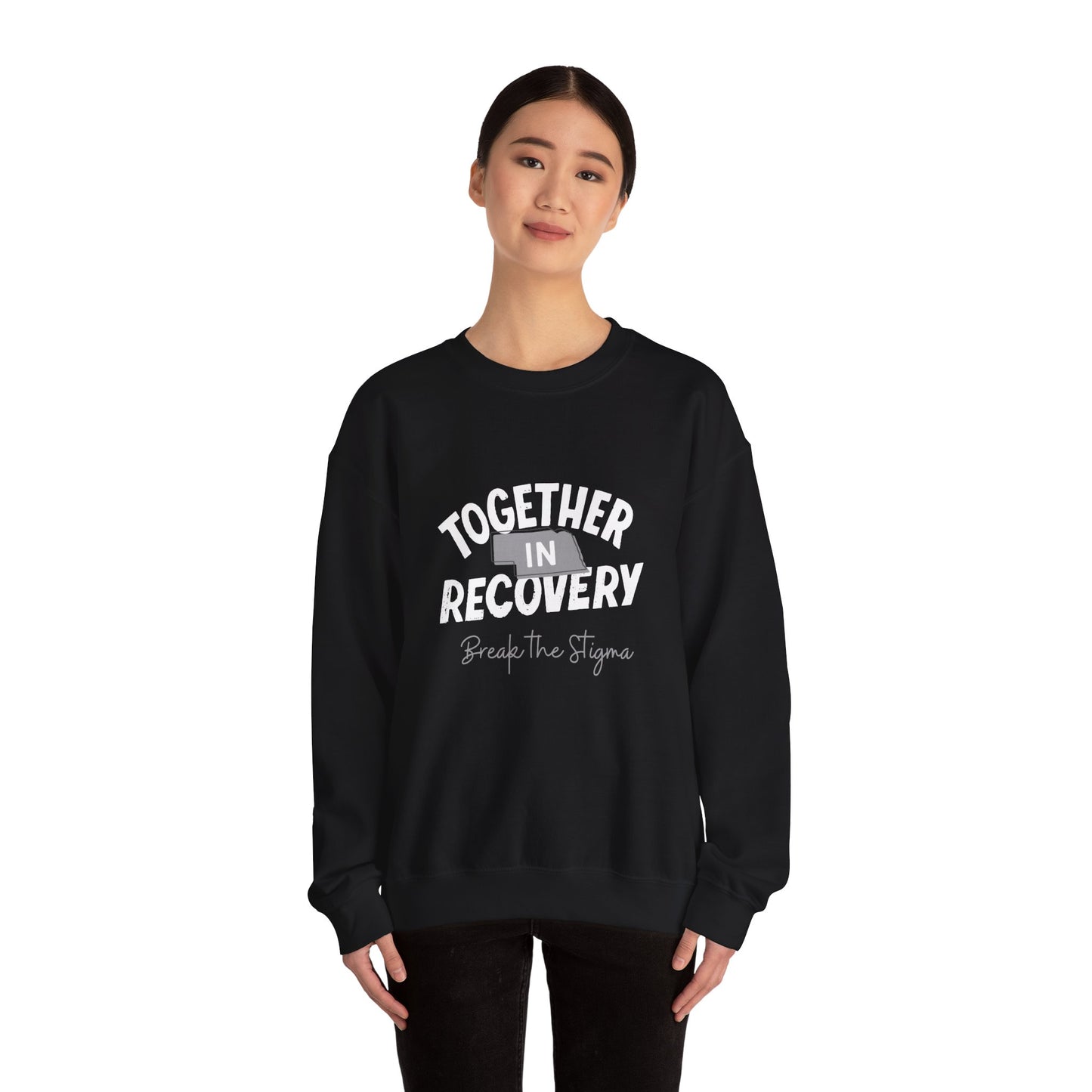 Together in Recovery (Nebraska) Unisex Heavy Blend™ Crewneck Sweatshirt