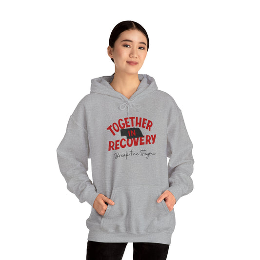 Together in Recovery (Nebraska) Unisex Heavy Blend™ Hooded Sweatshirt