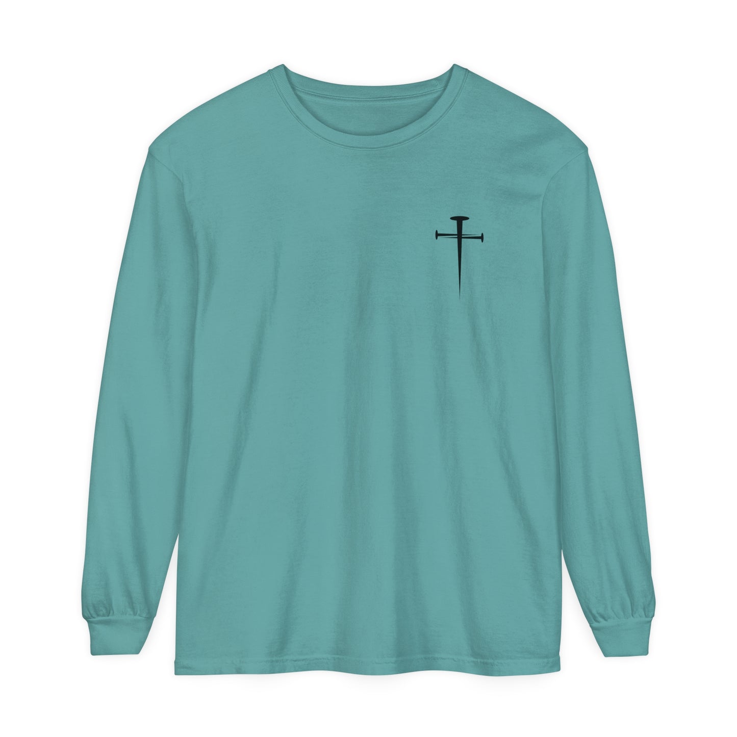 Philippians 4:13 Unisex Garment-dyed Long Sleeve T-Shirt