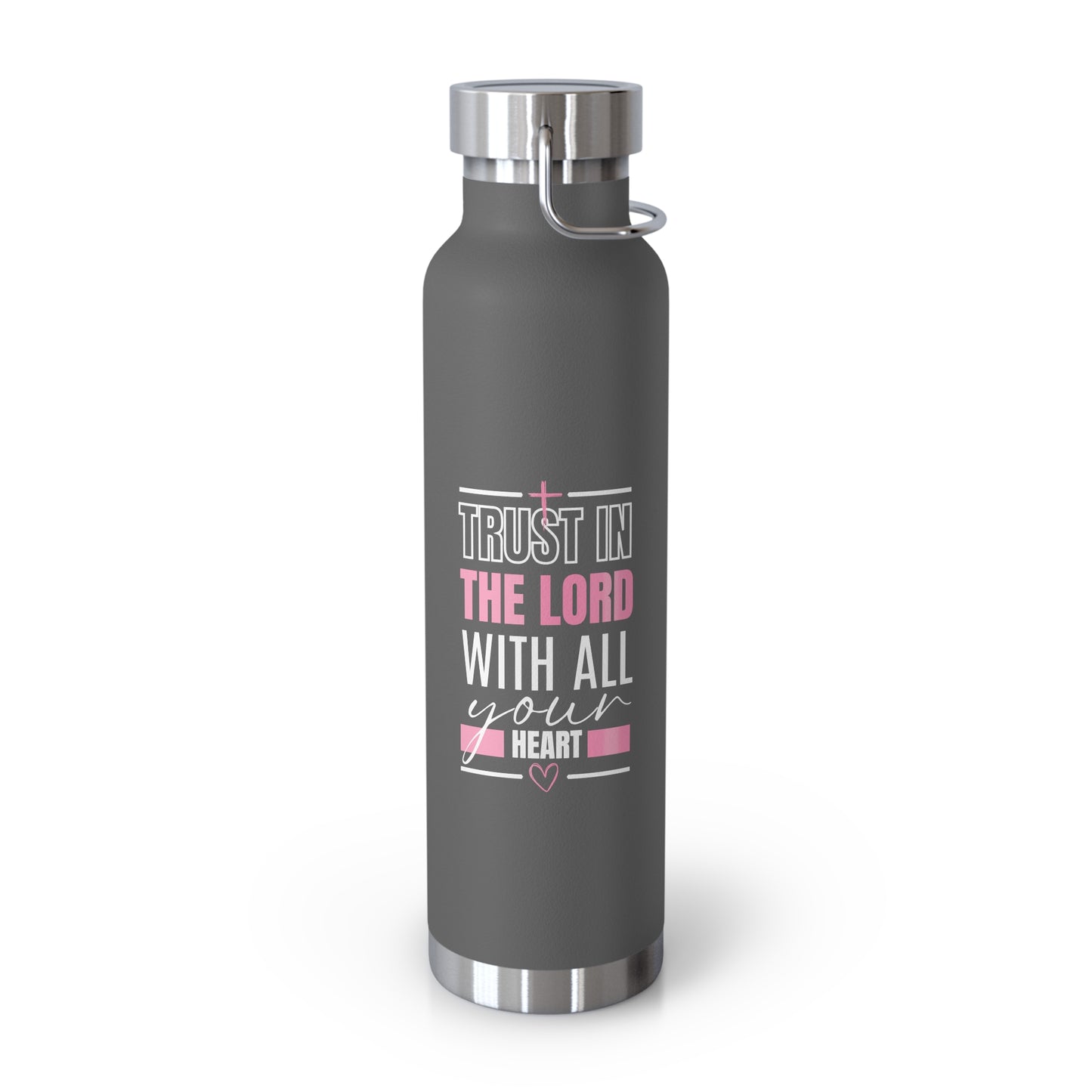 Trust in the Lord Copper Vacuum Insulated Bottle, 22oz