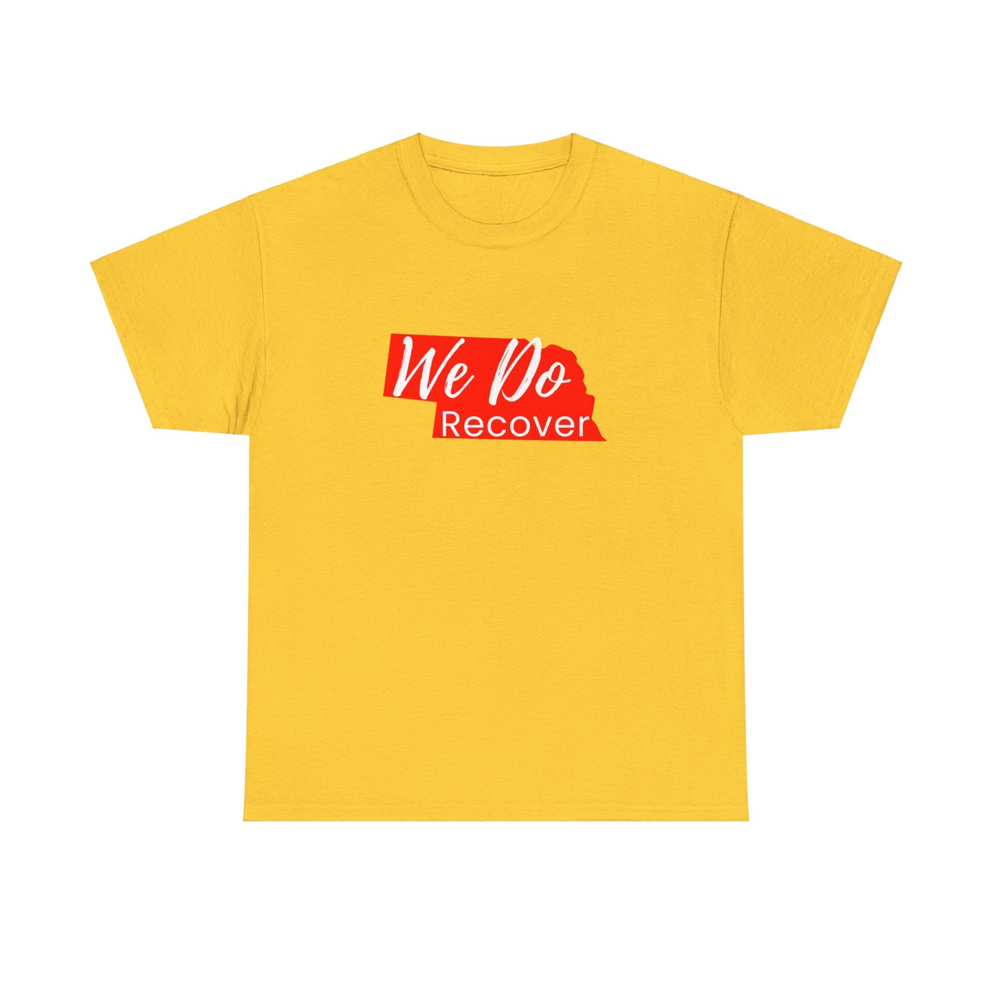 We Do Recover (Nebraska) Unisex Heavy Cotton Tee