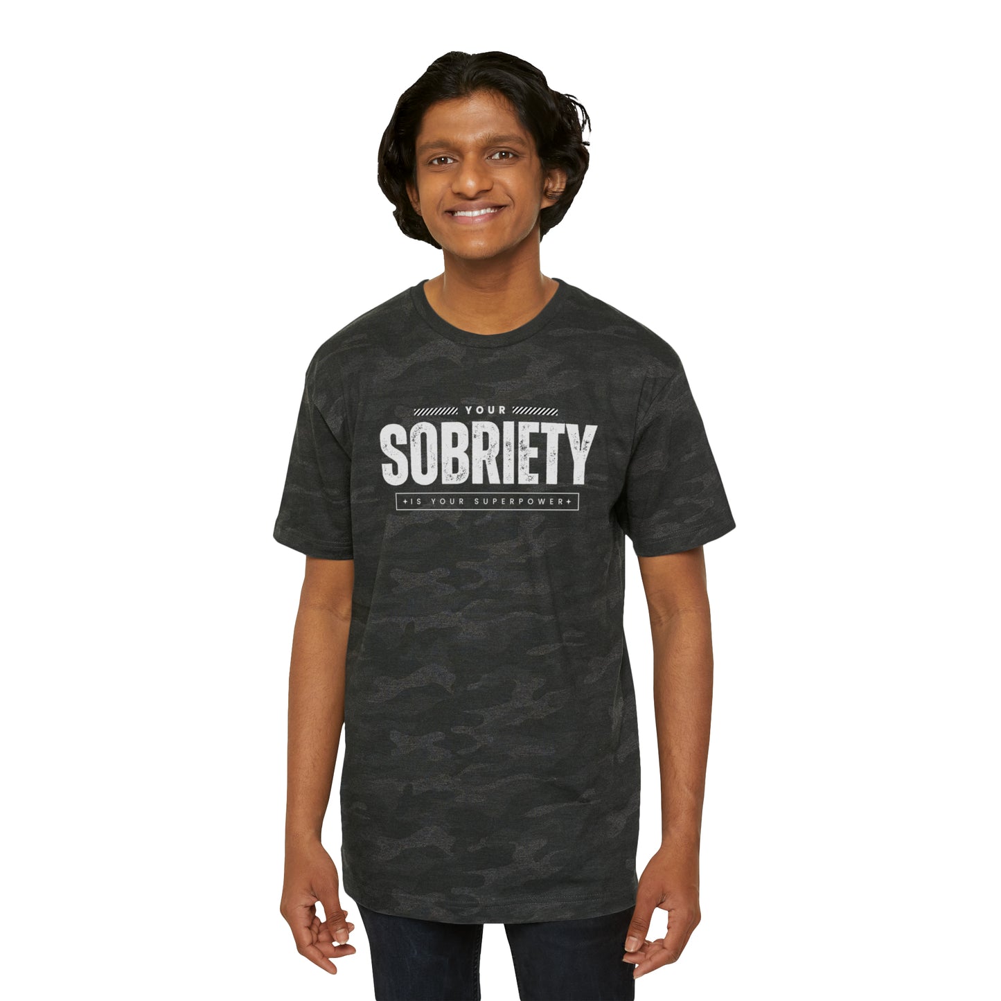 Sobriety Superpower Jersey Tee