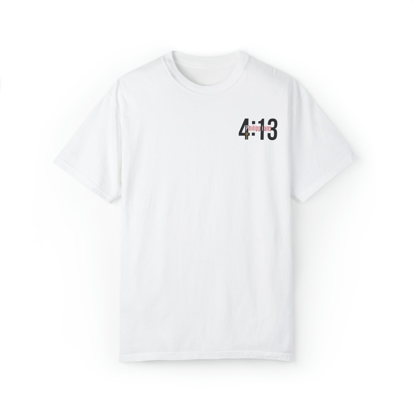 4:13 Unisex Garment-Dyed T-shirt on light colors