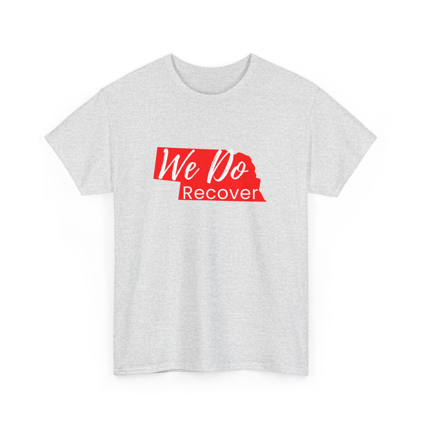 We Do Recover (Nebraska) Unisex Heavy Cotton Tee