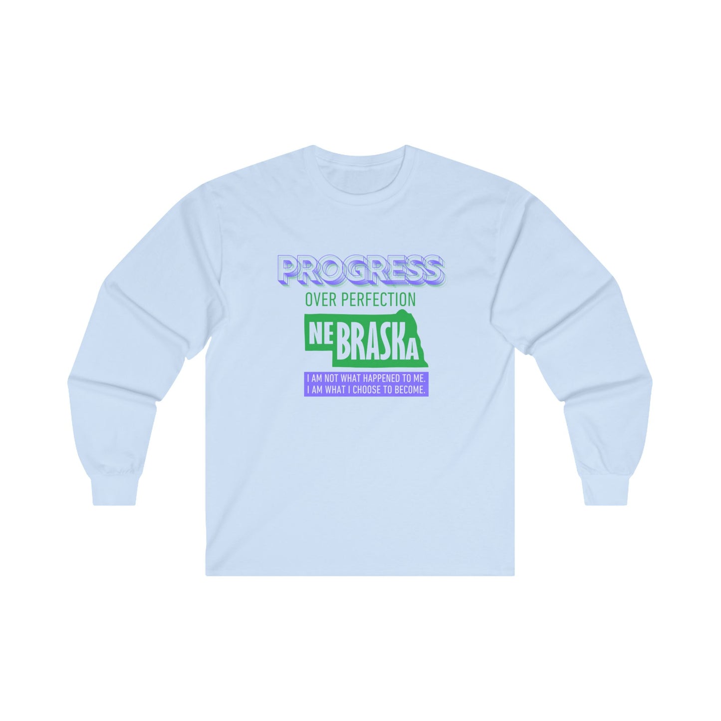 Progress Over Perfection (NE) Unisex Ultra Cotton Long Sleeve Tee