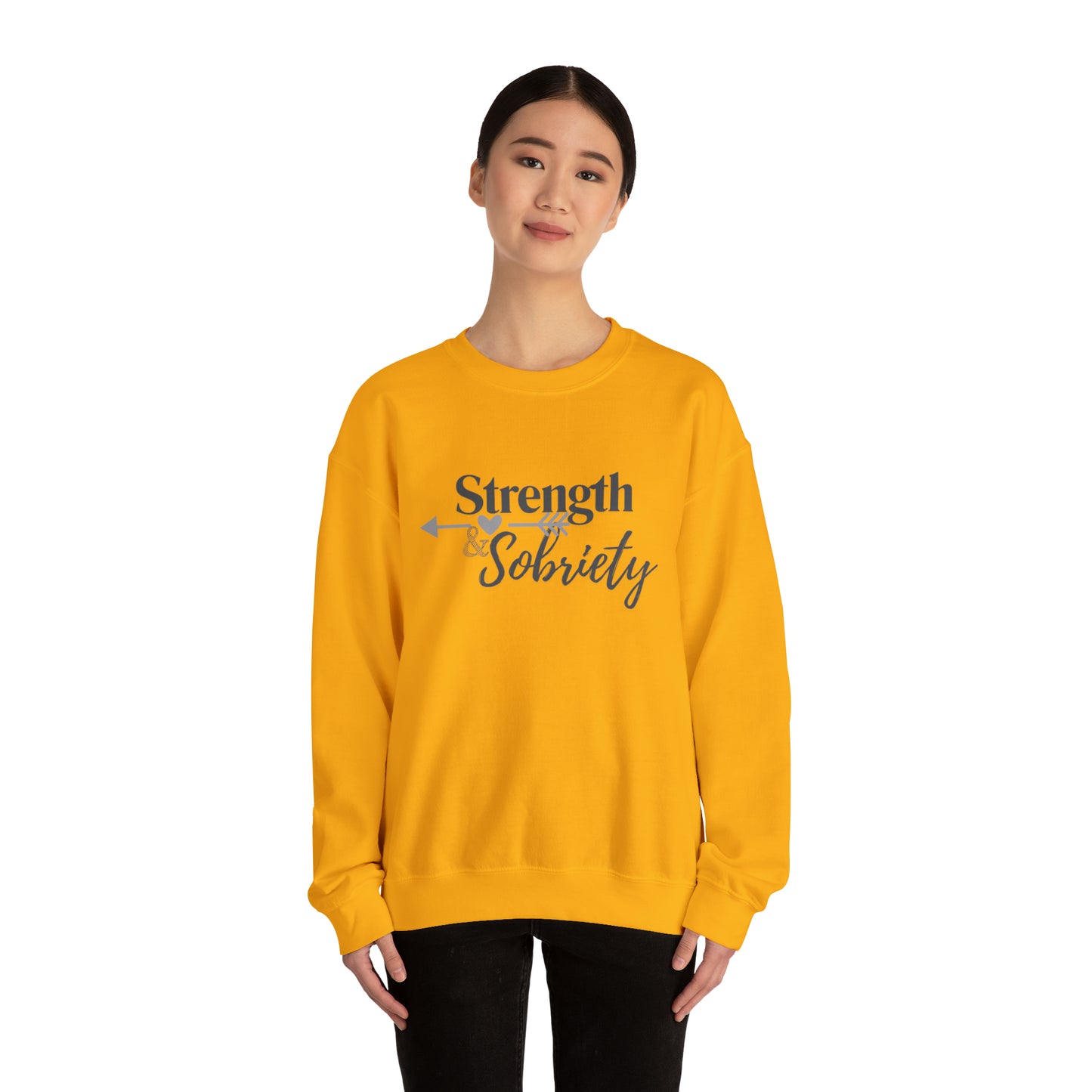 Strength & Sobriety Unisex Heavy Blend™ Crewneck Sweatshirt