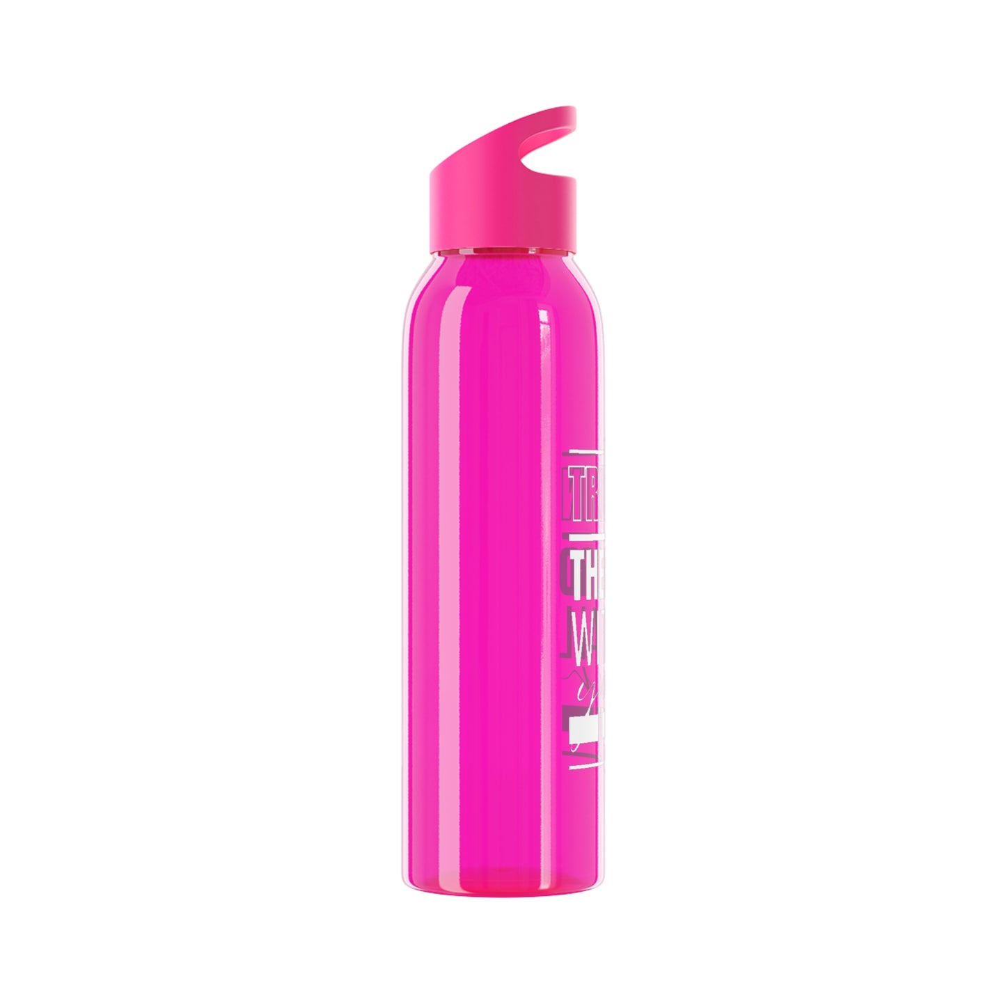 Trust in the Lord Pink Water Bottle