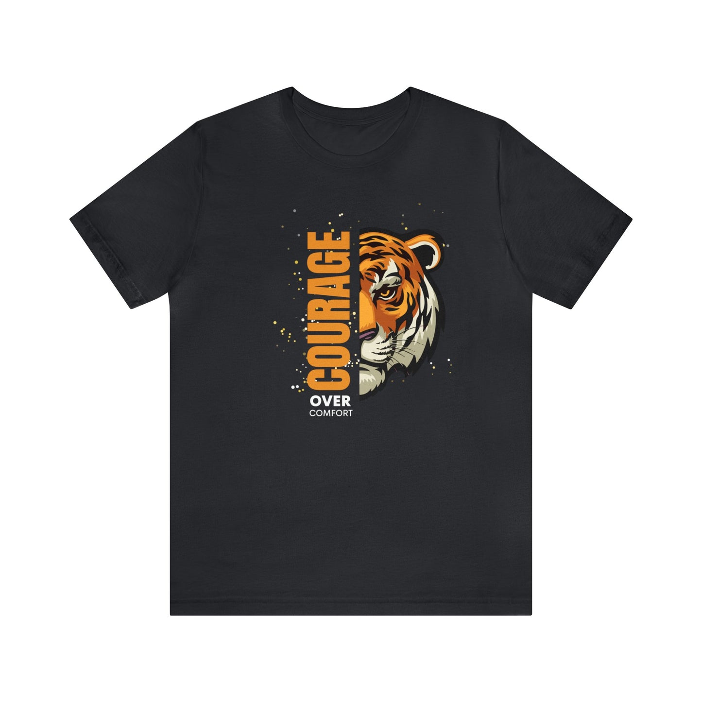 Courage over Comfort Unisex Jersey Short Sleeve Tee