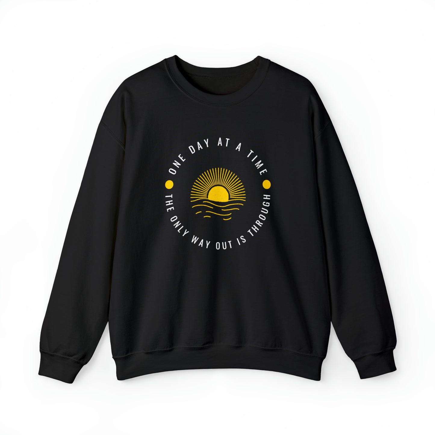 One Day at a Time Unisex Heavy Blend™ Crewneck Sweatshirt