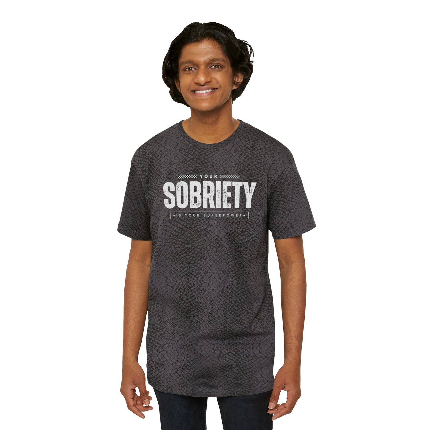 Sobriety Superpower Jersey Tee