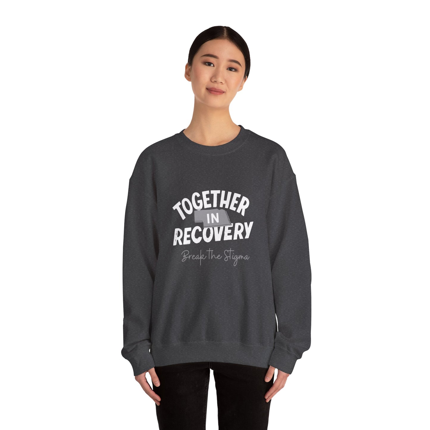 Together in Recovery (Nebraska) Unisex Heavy Blend™ Crewneck Sweatshirt