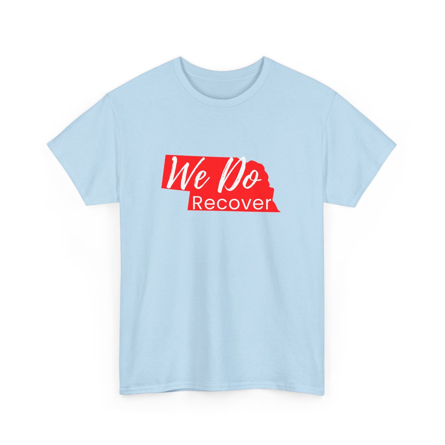 We Do Recover (Nebraska) Unisex Heavy Cotton Tee